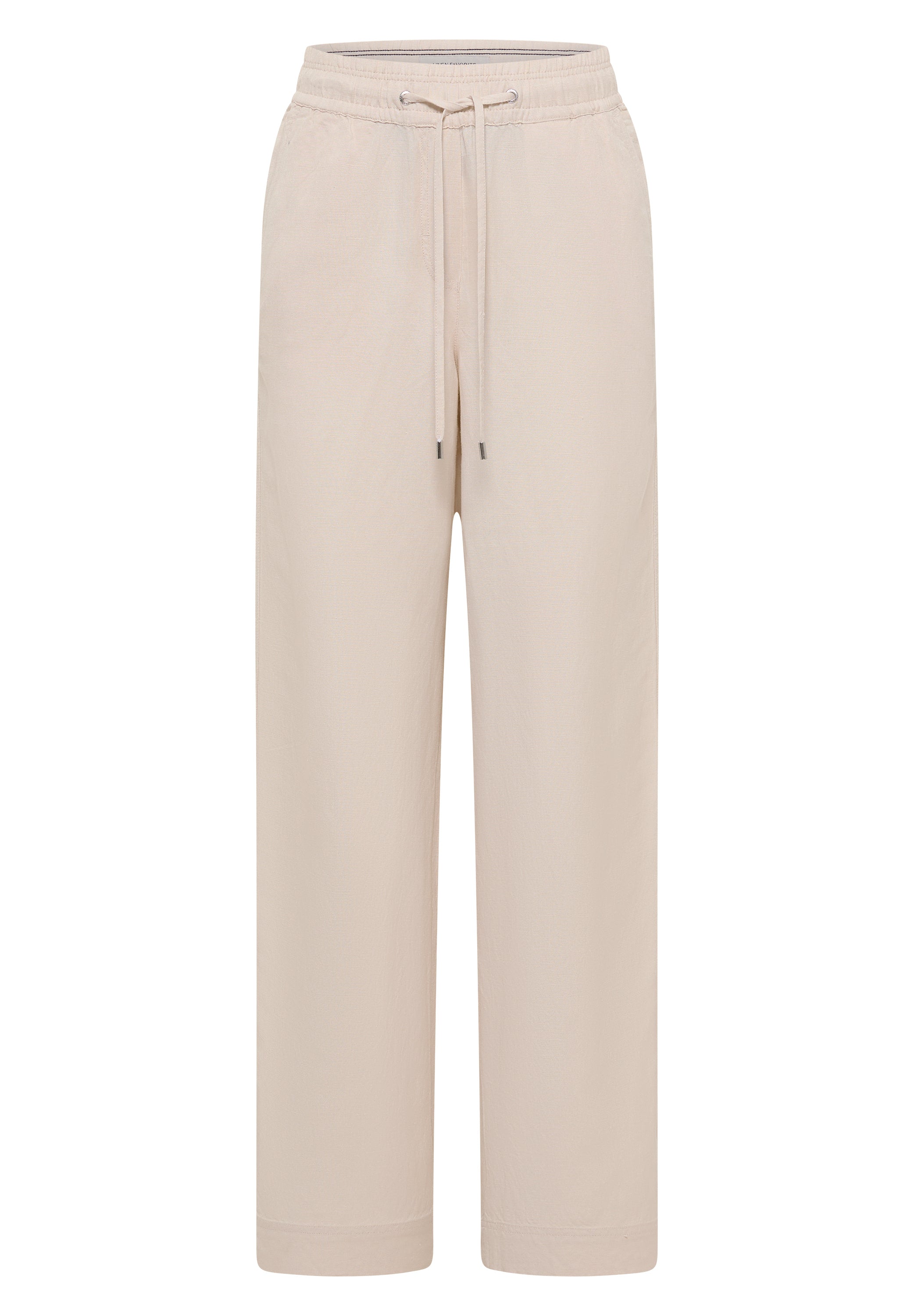 Wide Leg Hose im Loose Fit aus Leinenmix