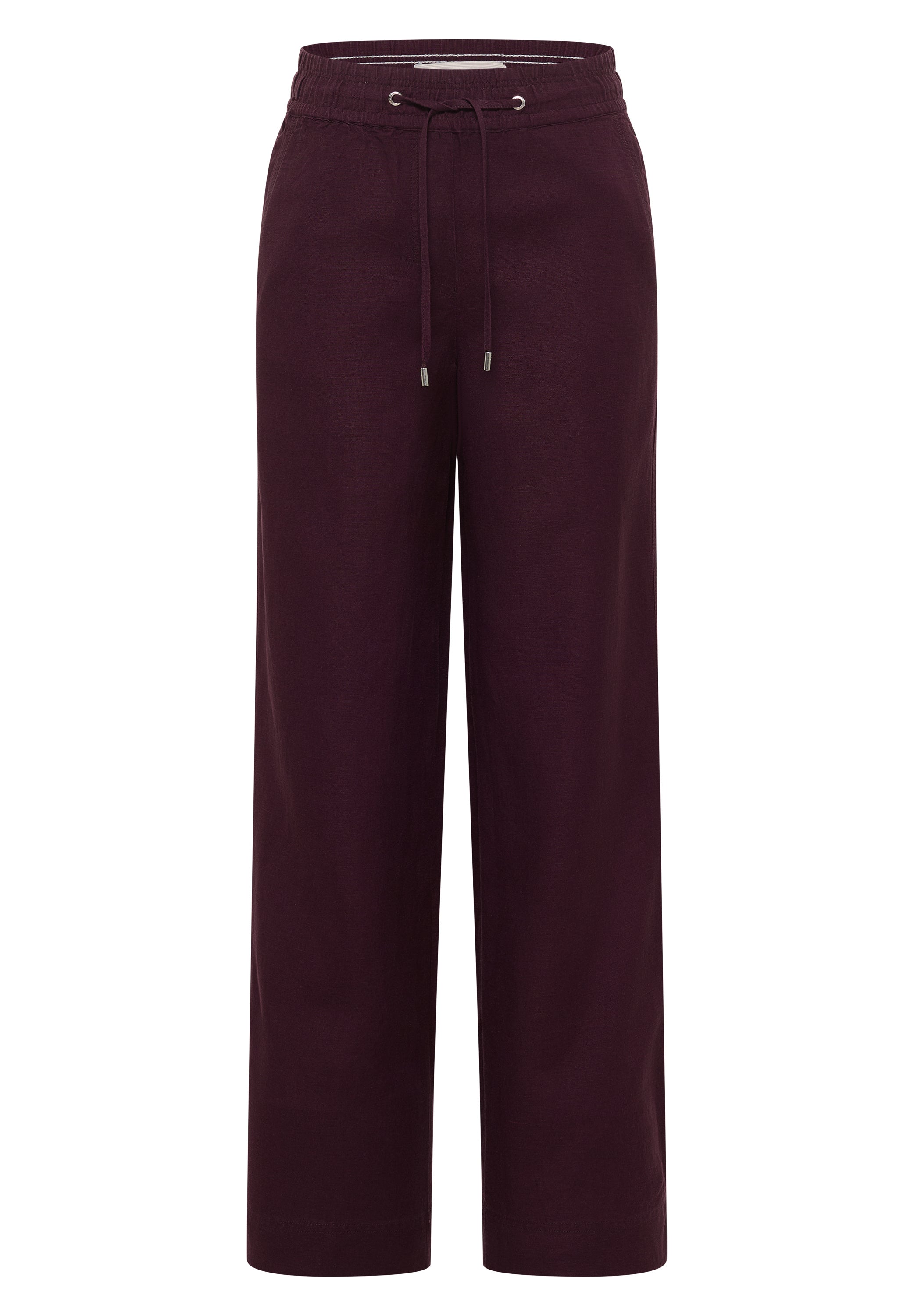 Wide Leg Hose im Loose Fit aus Leinenmix