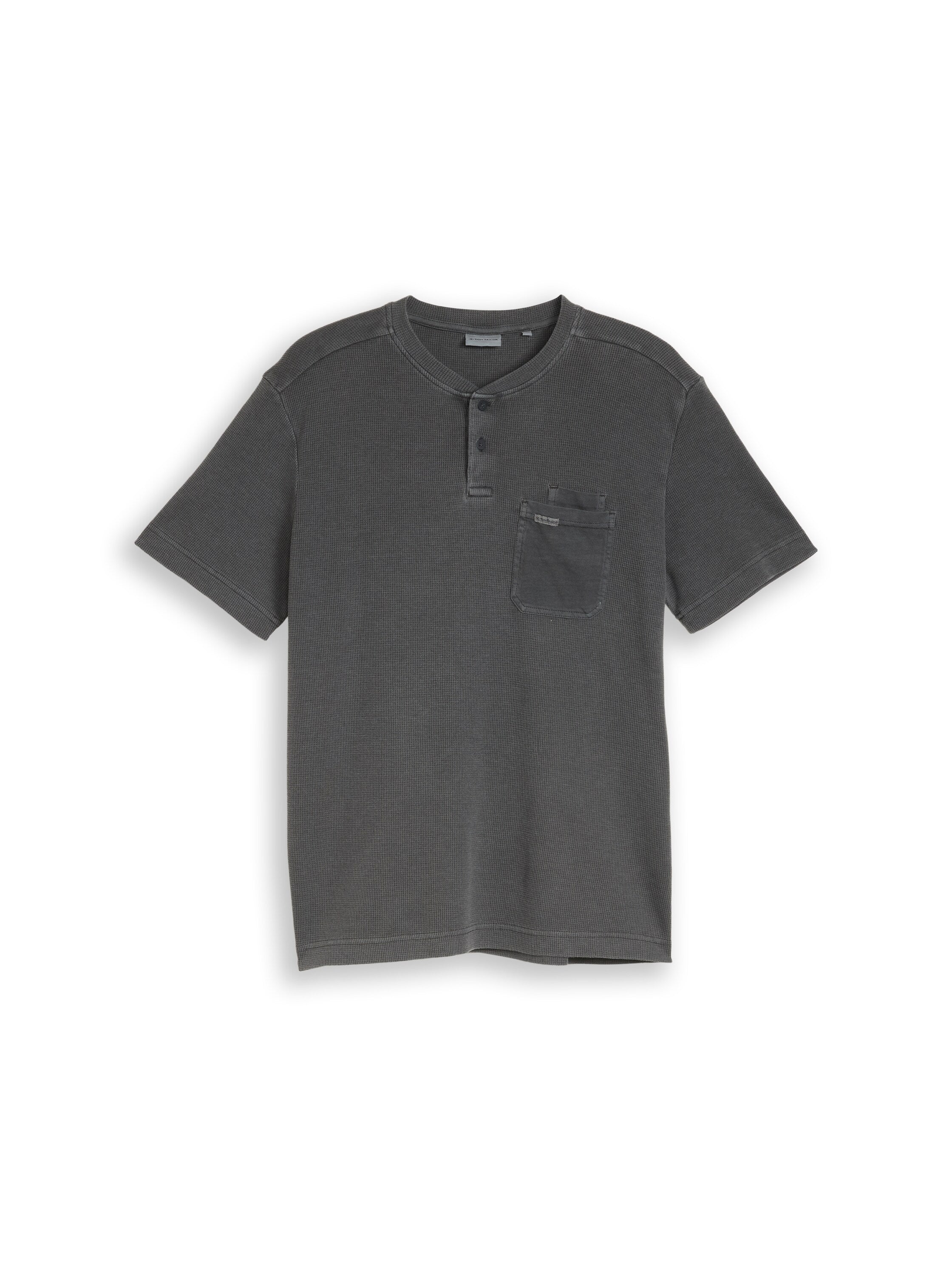 Henley T-Shirt mit Brusttasche