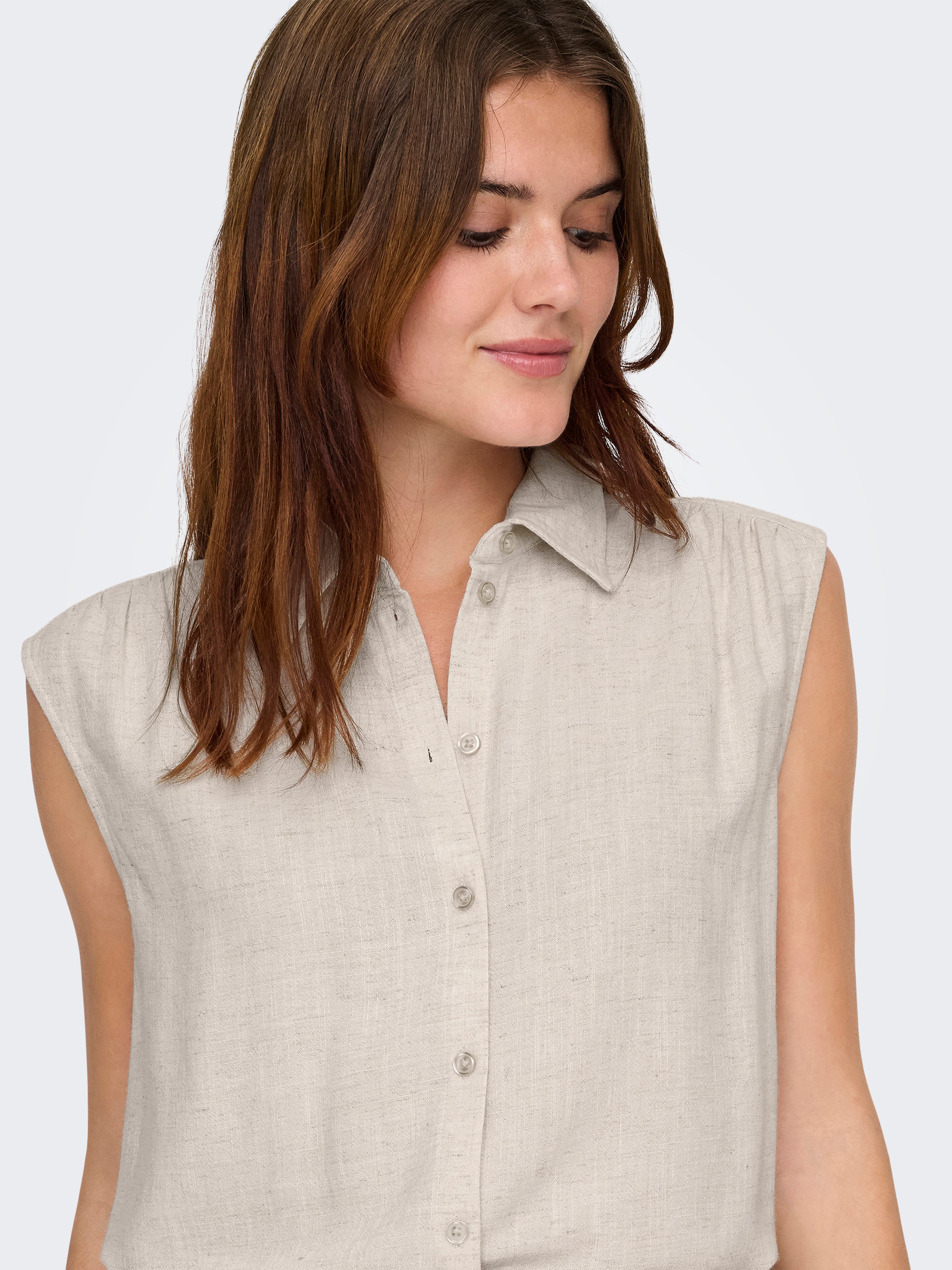 ONLSIESTA S/L LINEN BL SHIRT PNT NOOS