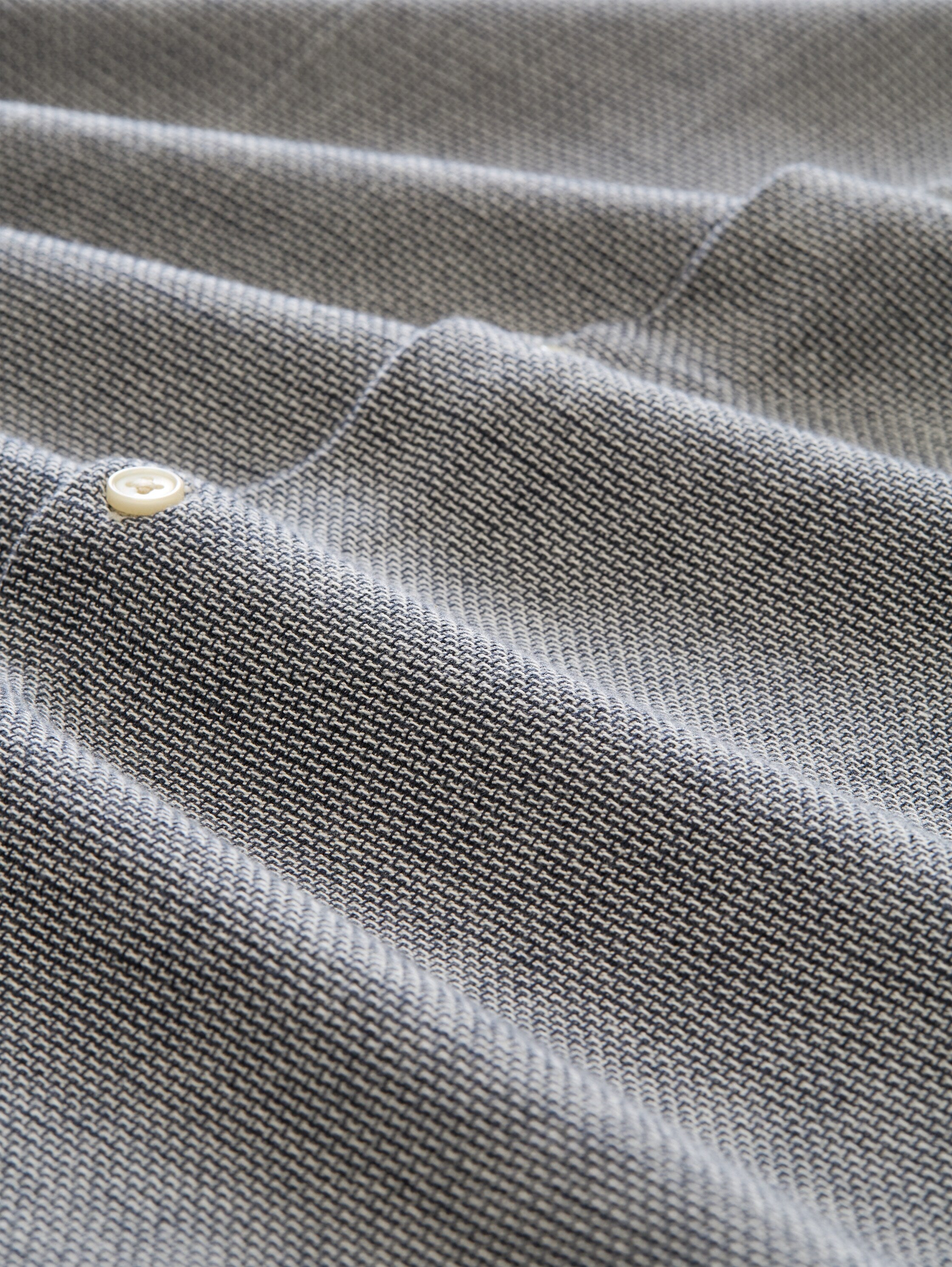 Relaxed Fit Kurzarmhemd mit Struktur