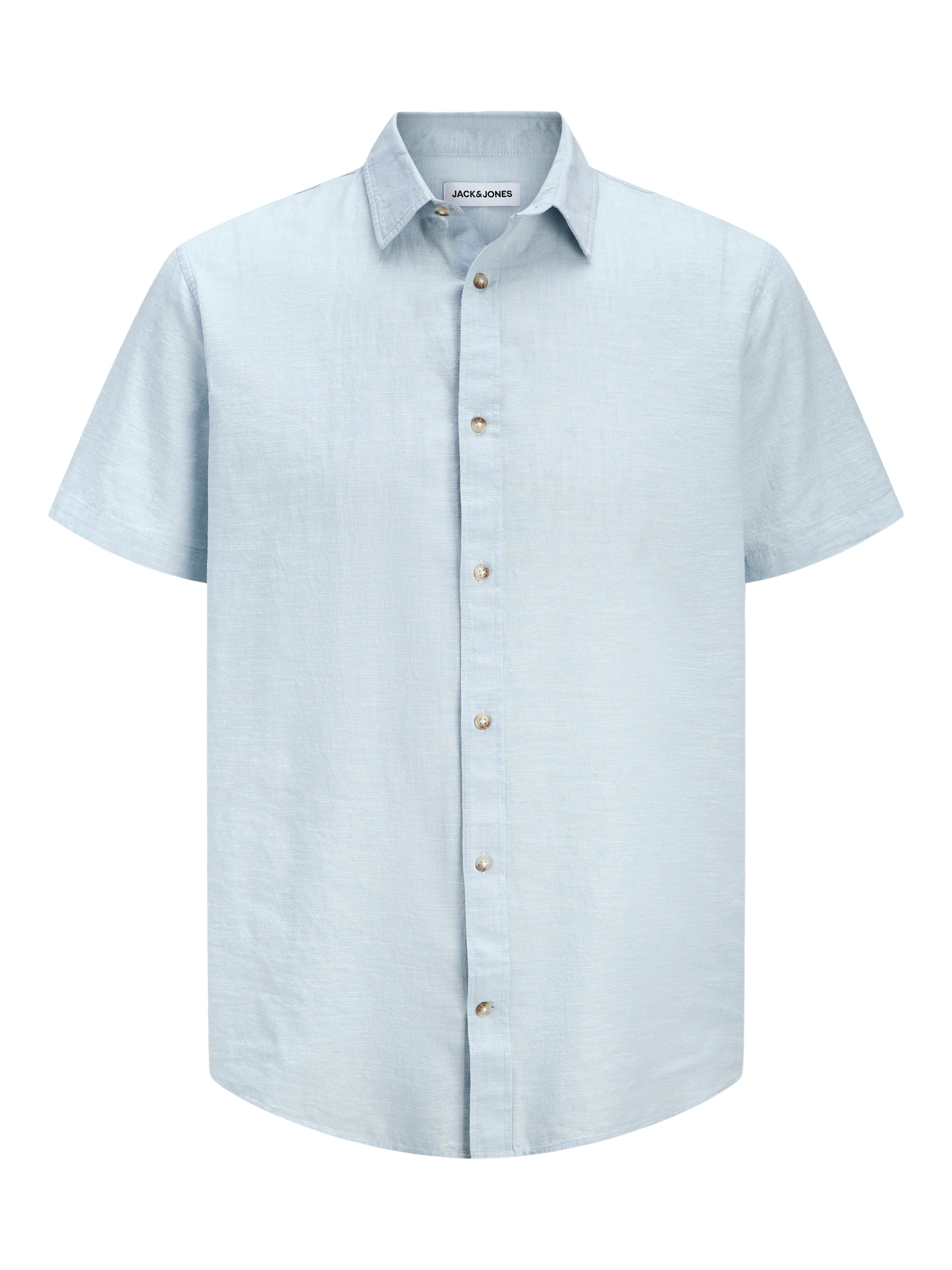 JJESUMMER LINEN BLEND SHIRT S/S SN