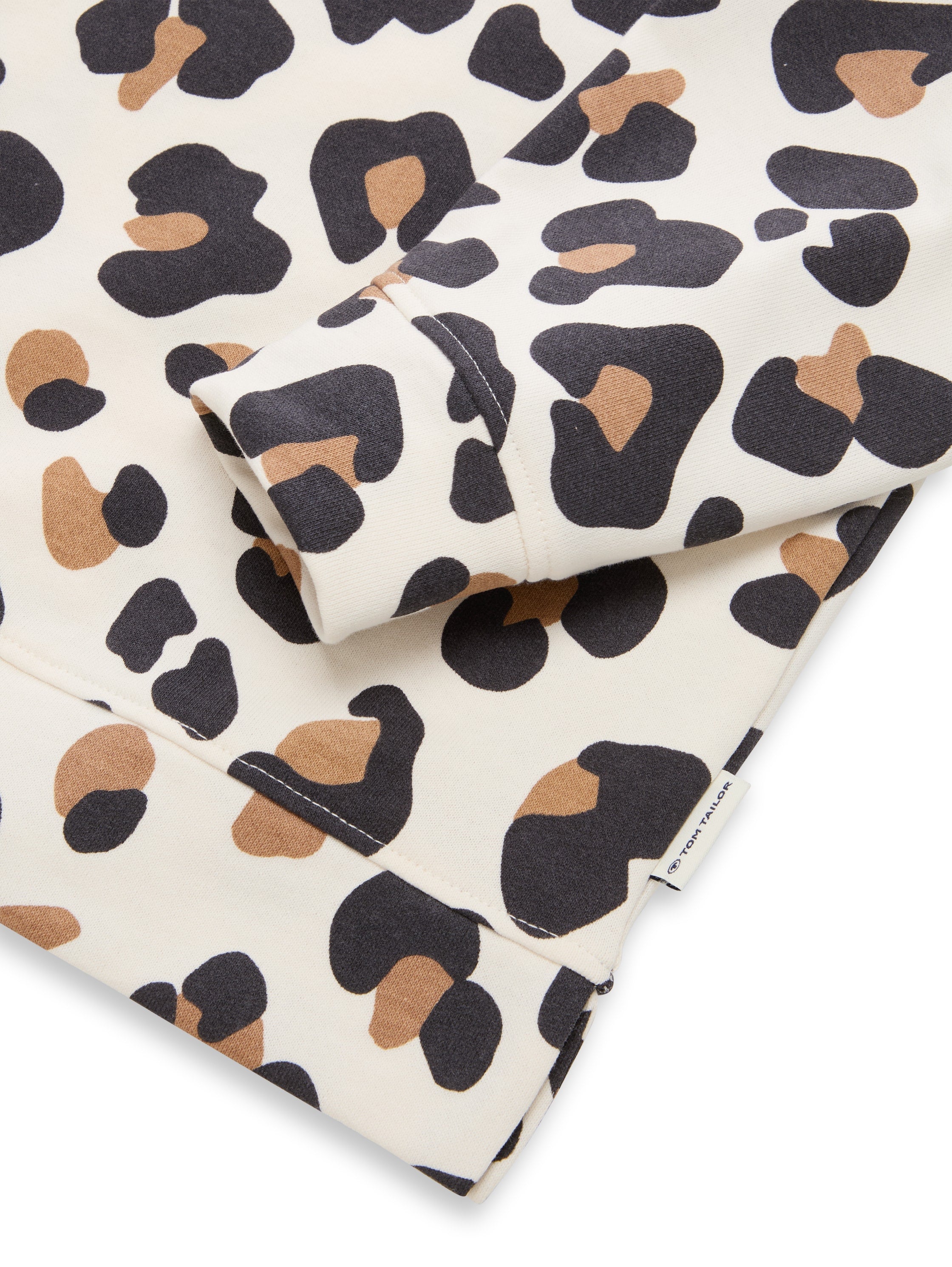 Oversize Sweatshirt mit Leo-Print