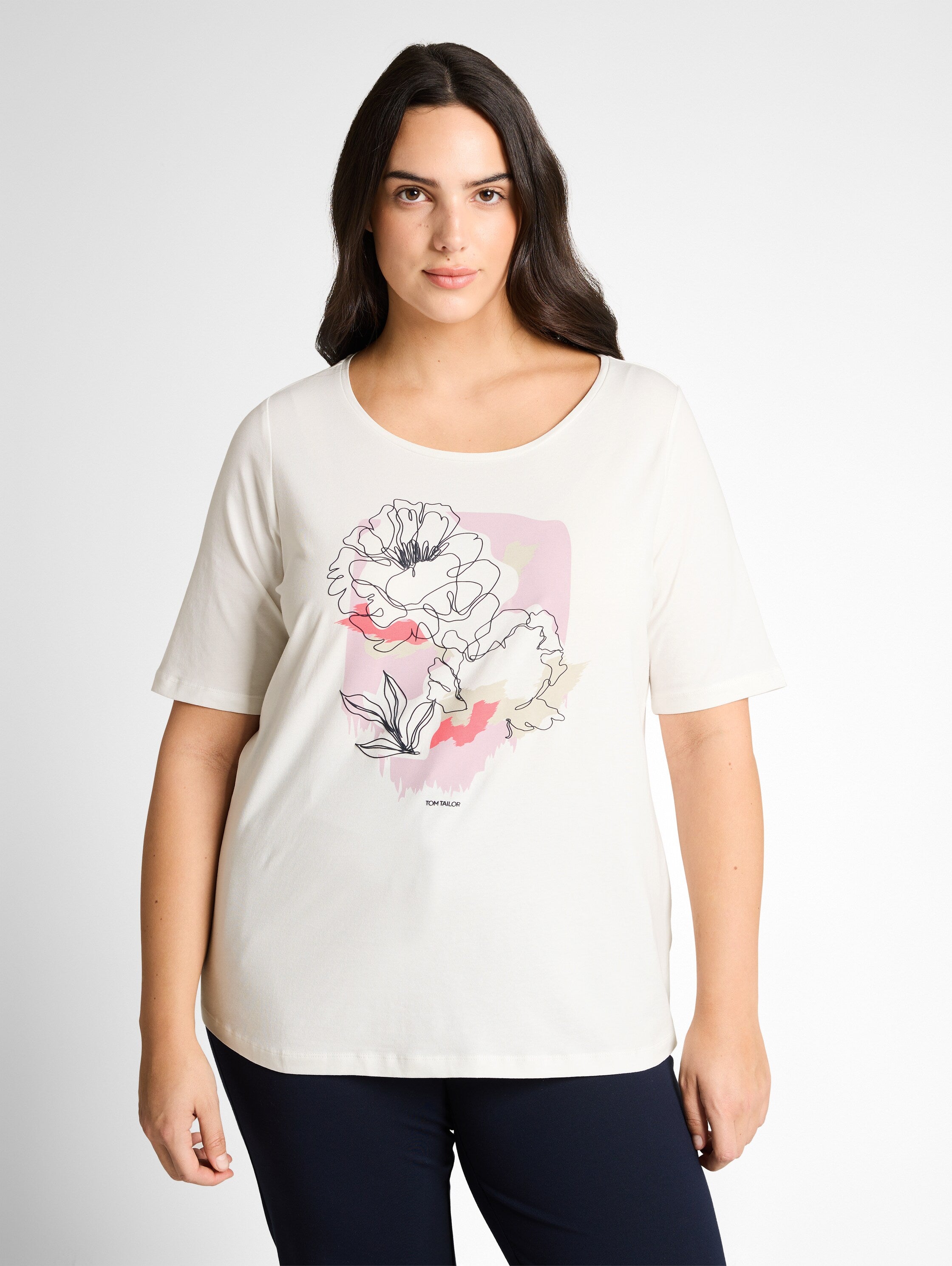 Plus Size - T-Shirt mit Print