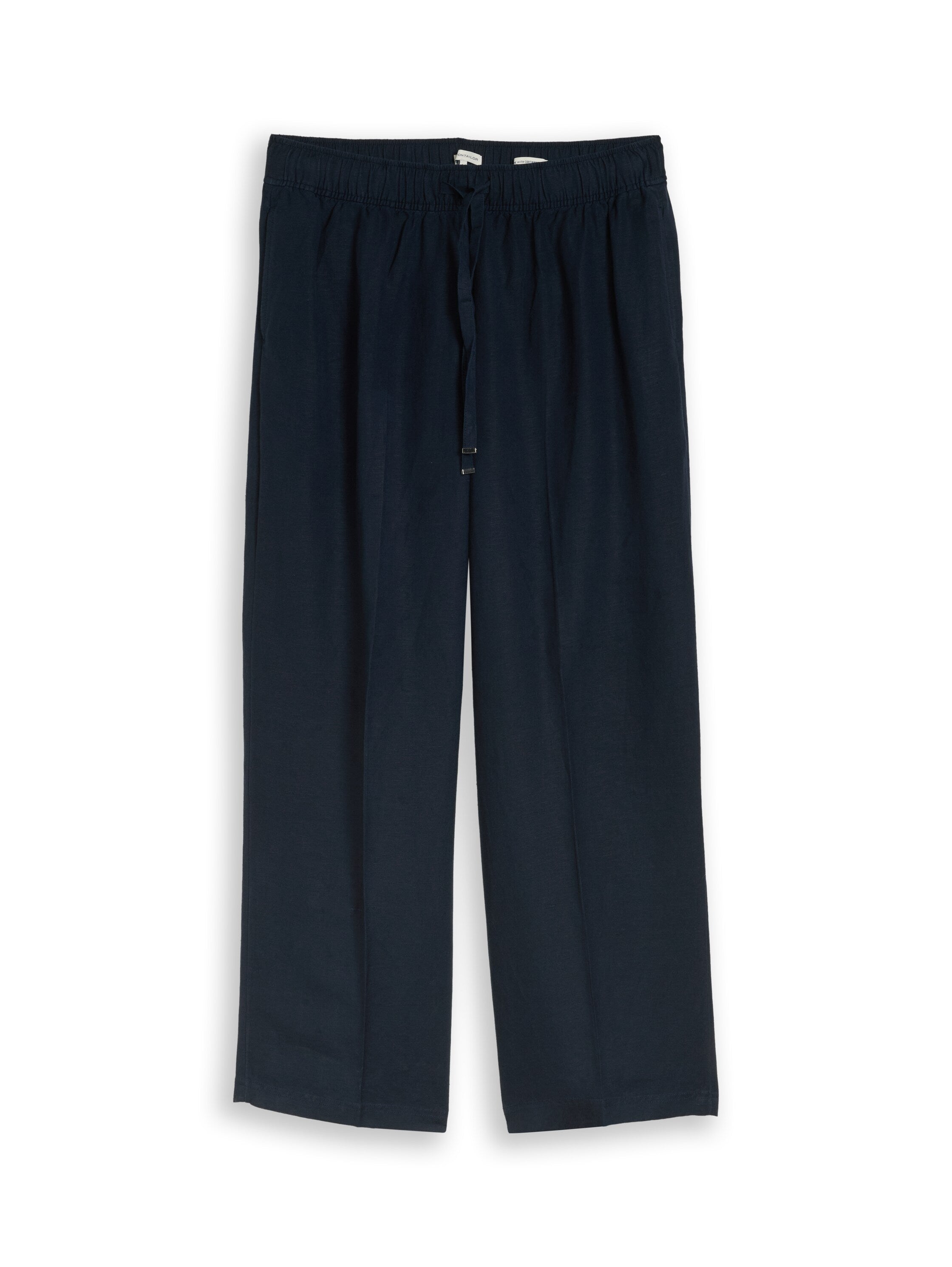 Plus Size - Loose Fit Hose mit Leinenanteil
