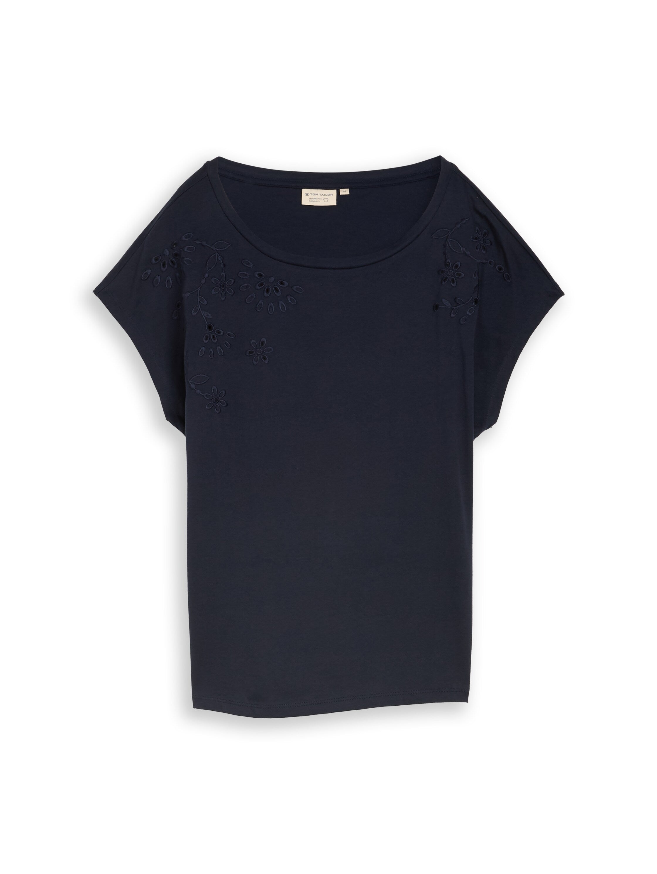 T-Shirt mit Lochstickereien