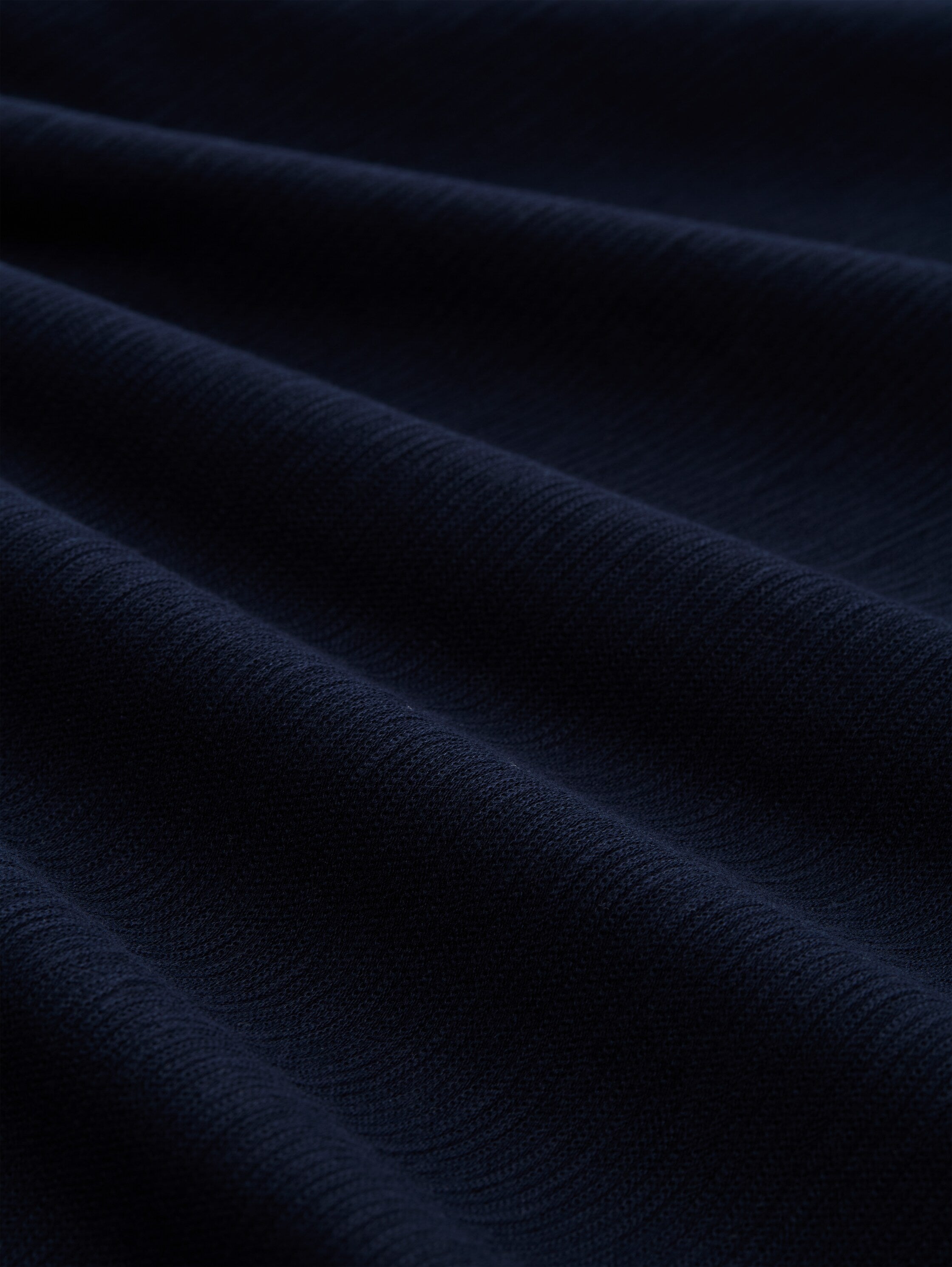 T-Shirt mit Ottoman-Struktur
