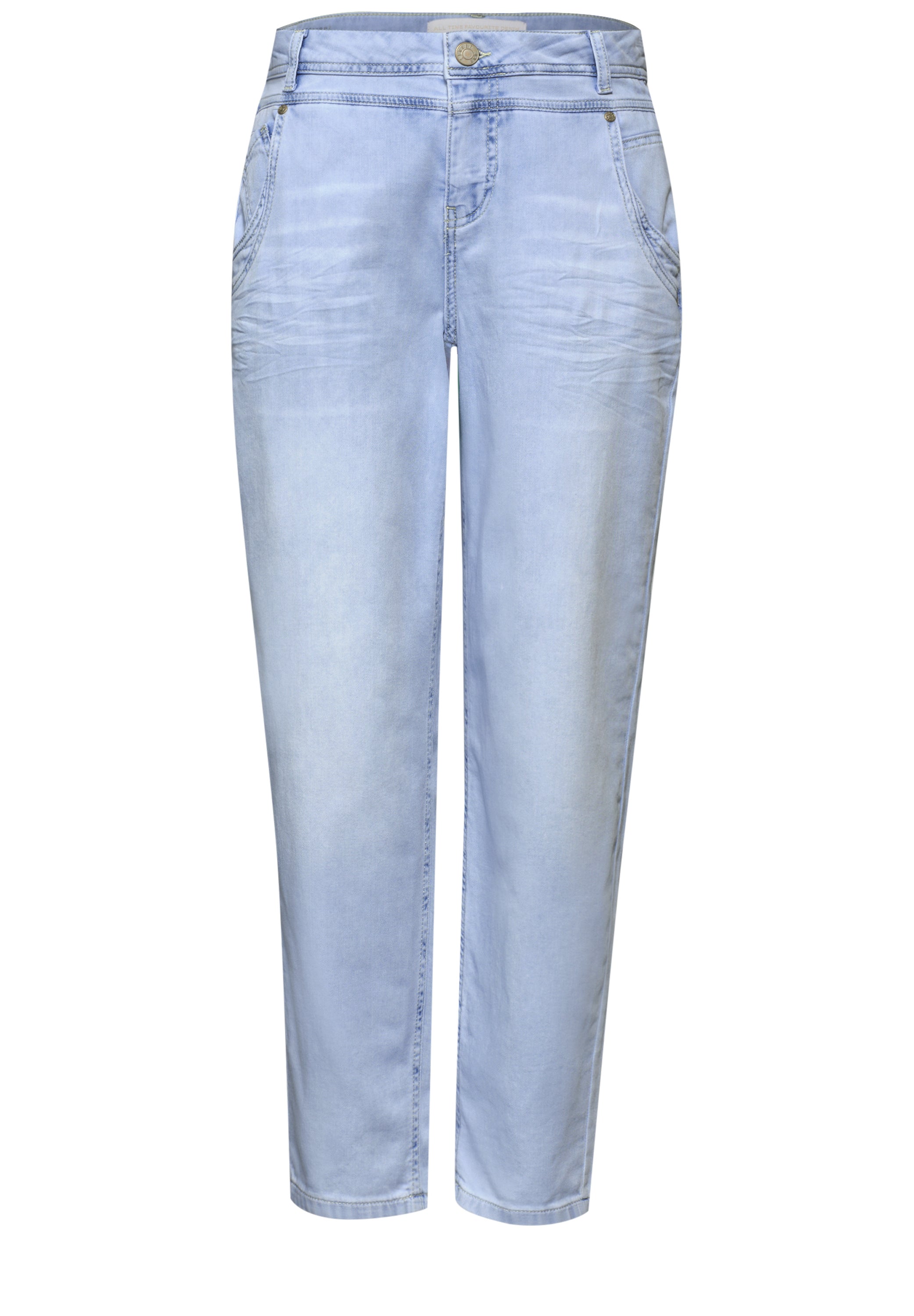 High Waist Barrel Leg Jeans im Loose Fit