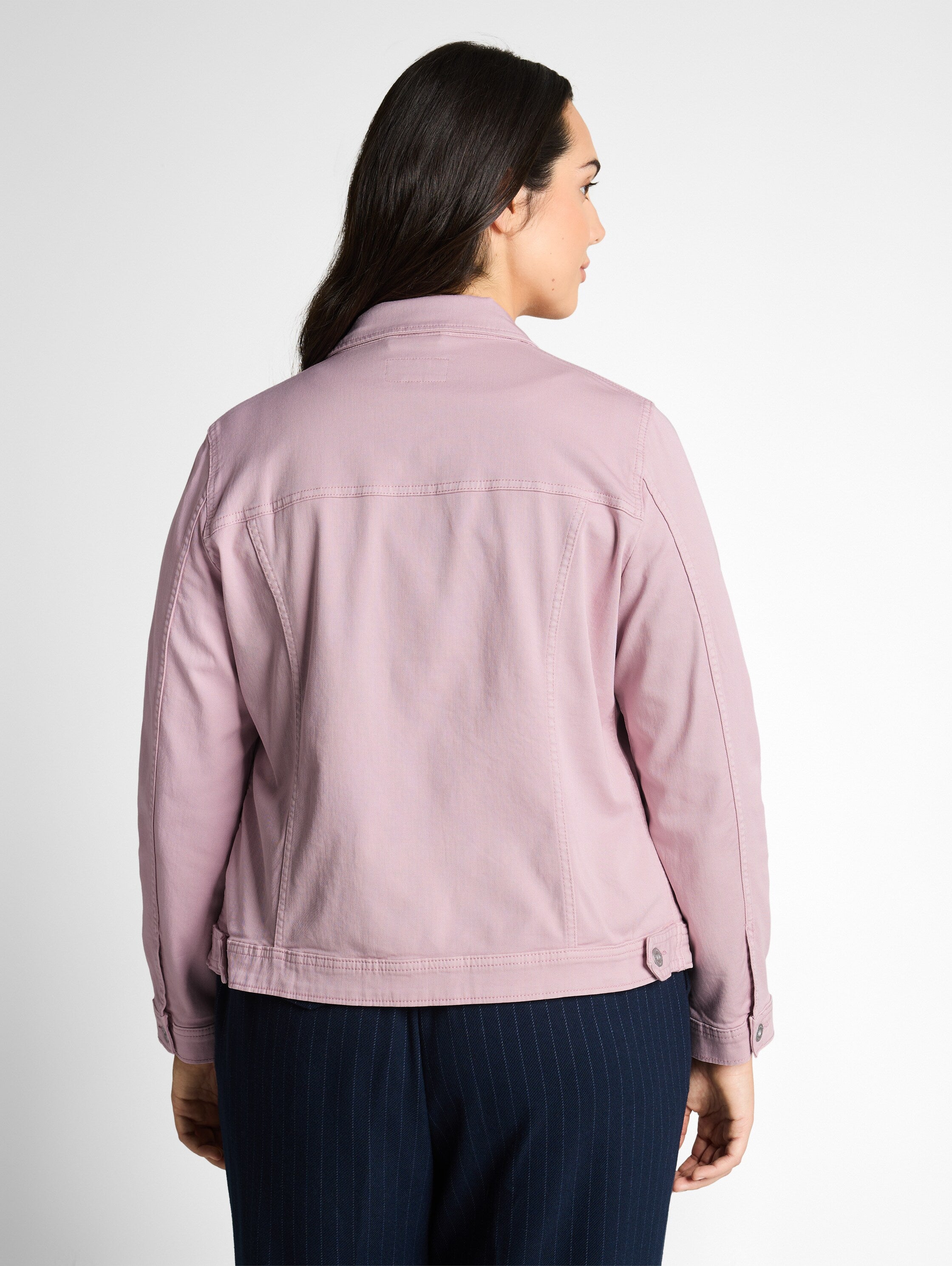Plus Size - Jeansjacke mit Eingriffstaschen