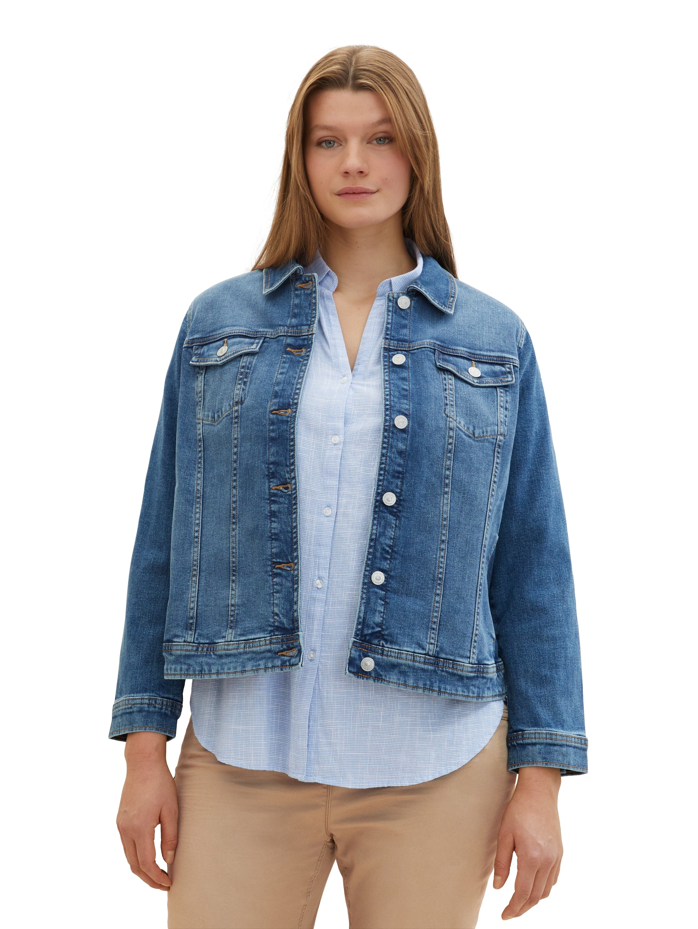 Plus Size - Jeansjacke mit Bio-Baumwolle