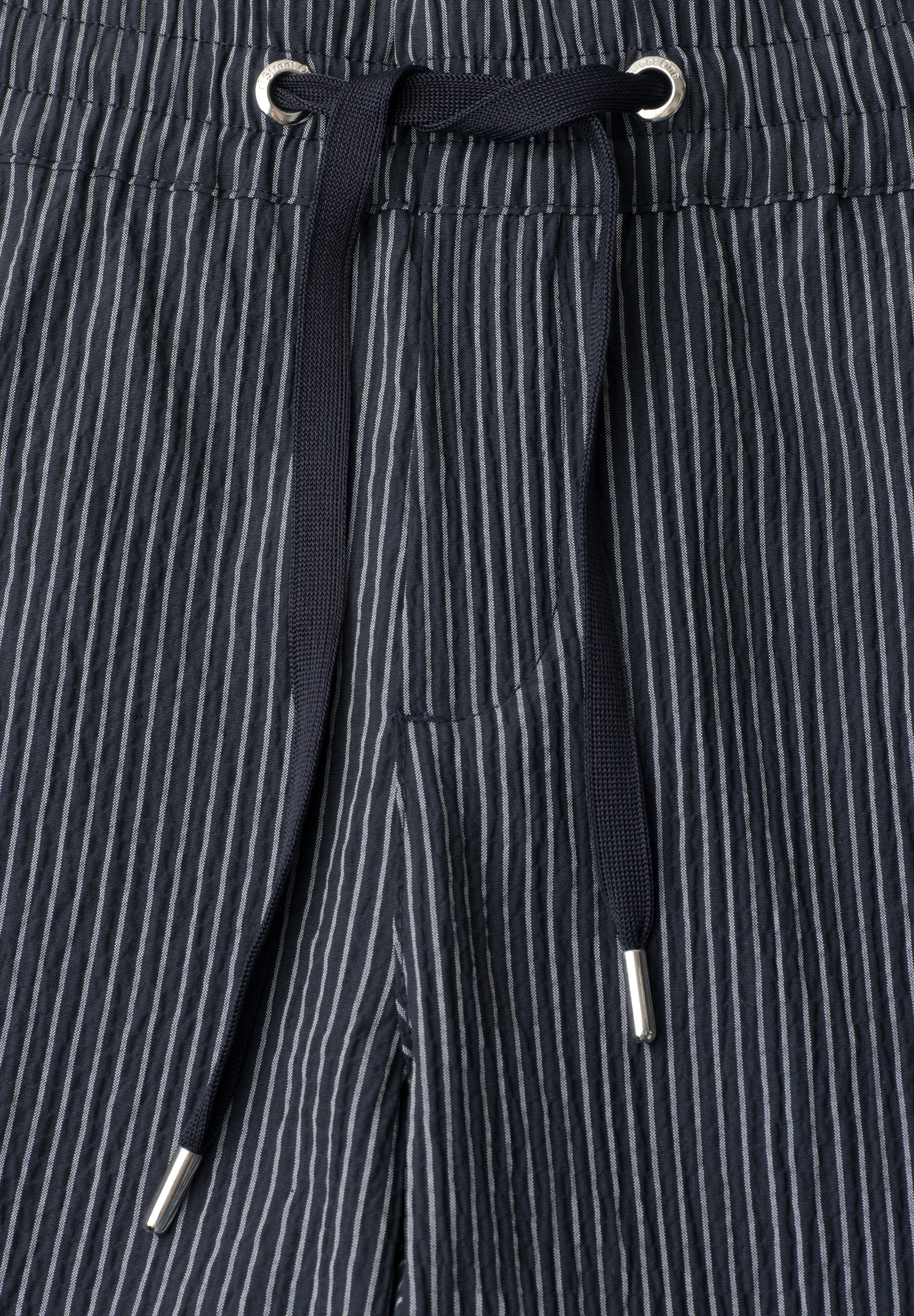 Wide Leg Hose im Loose Fit mit Streifen