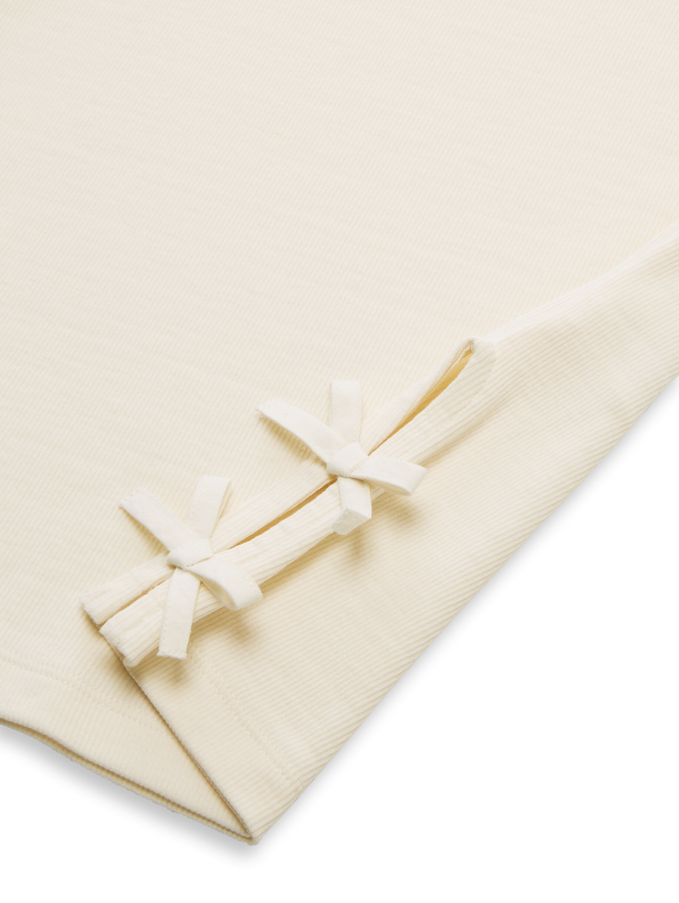 T-Shirt mit Schleifen-Details
