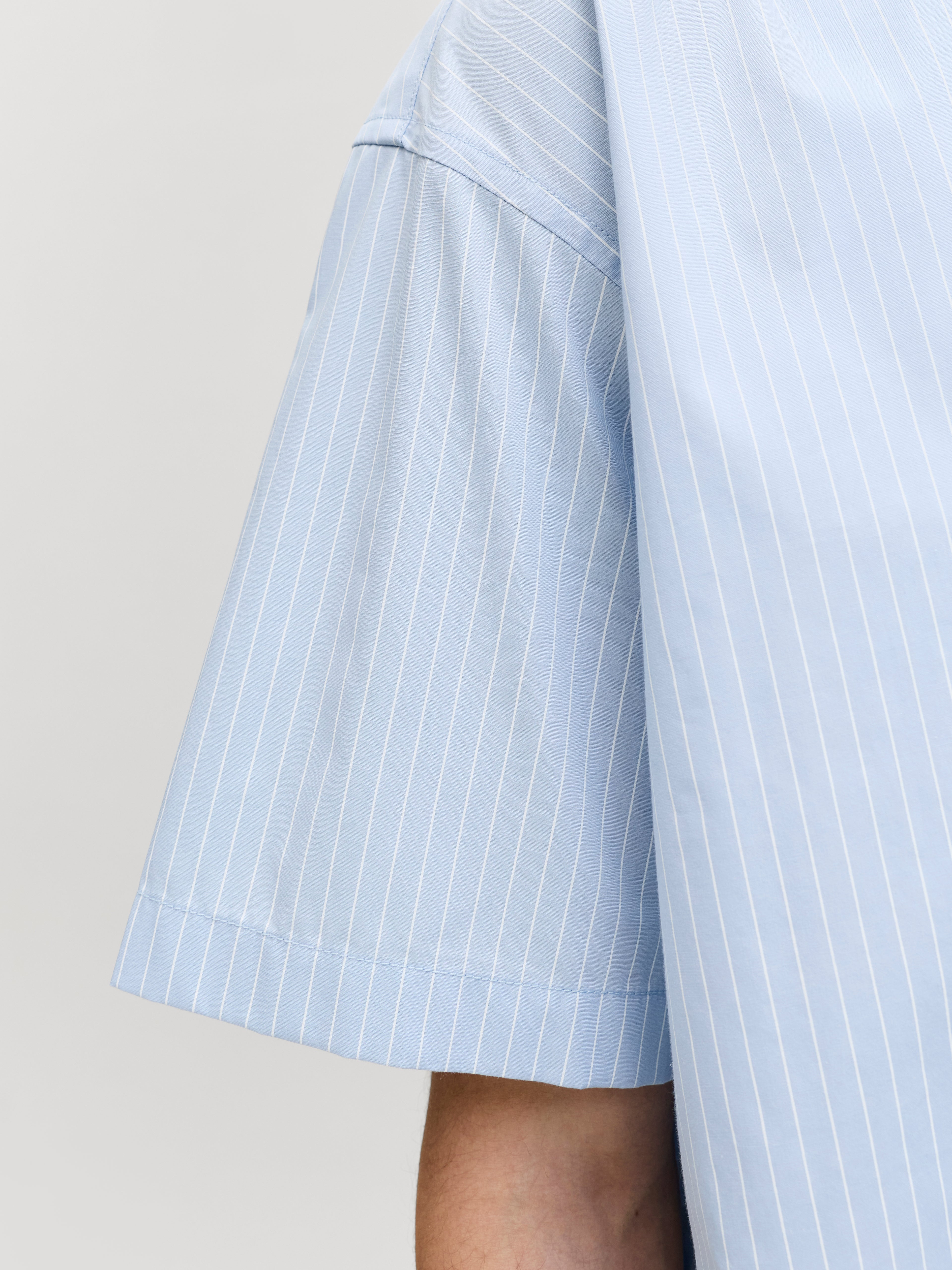 JORMENTON POPLIN STRIPE RESORT SHIRT SS