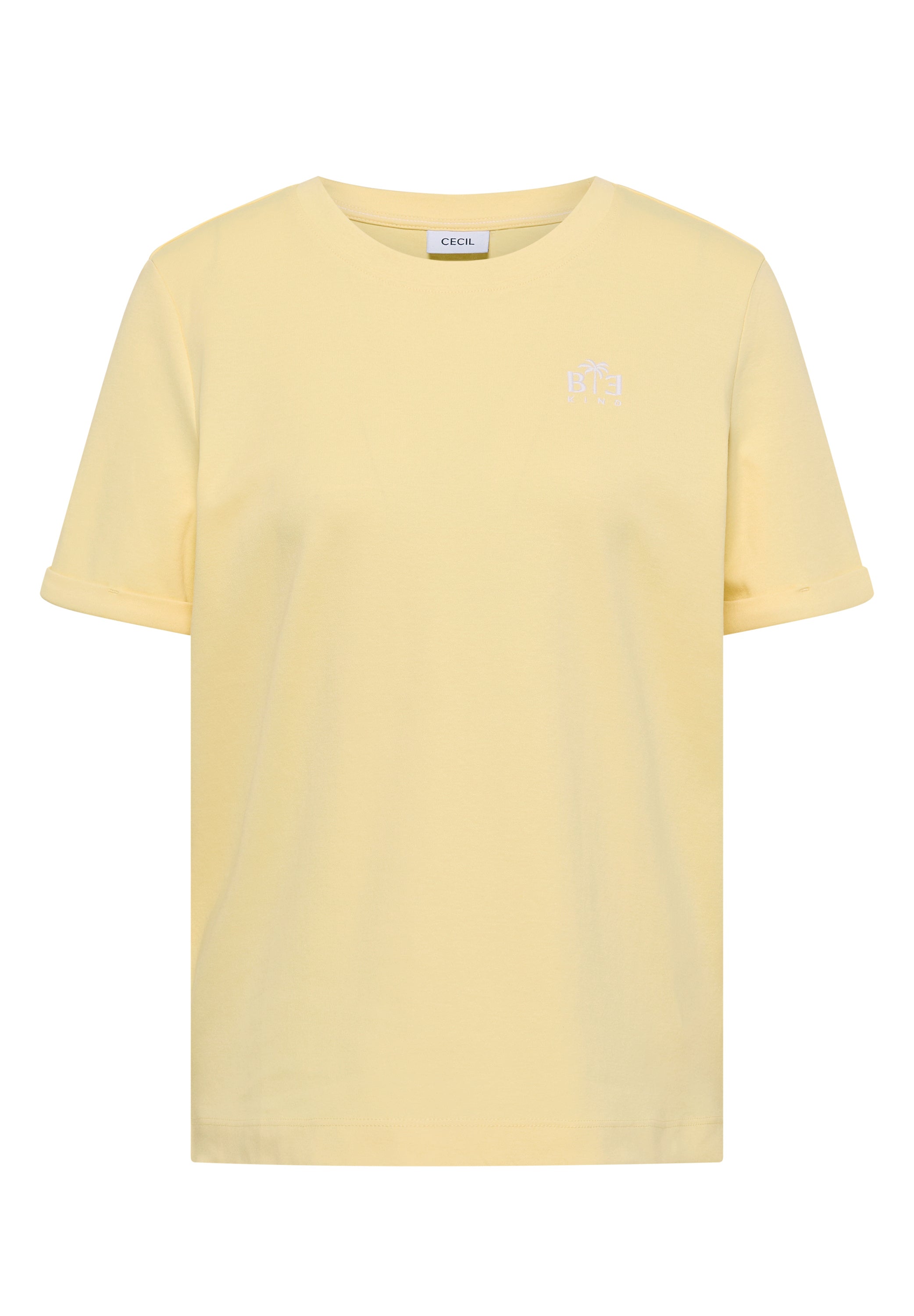 T-Shirt mit Rundhals und Print-Detail