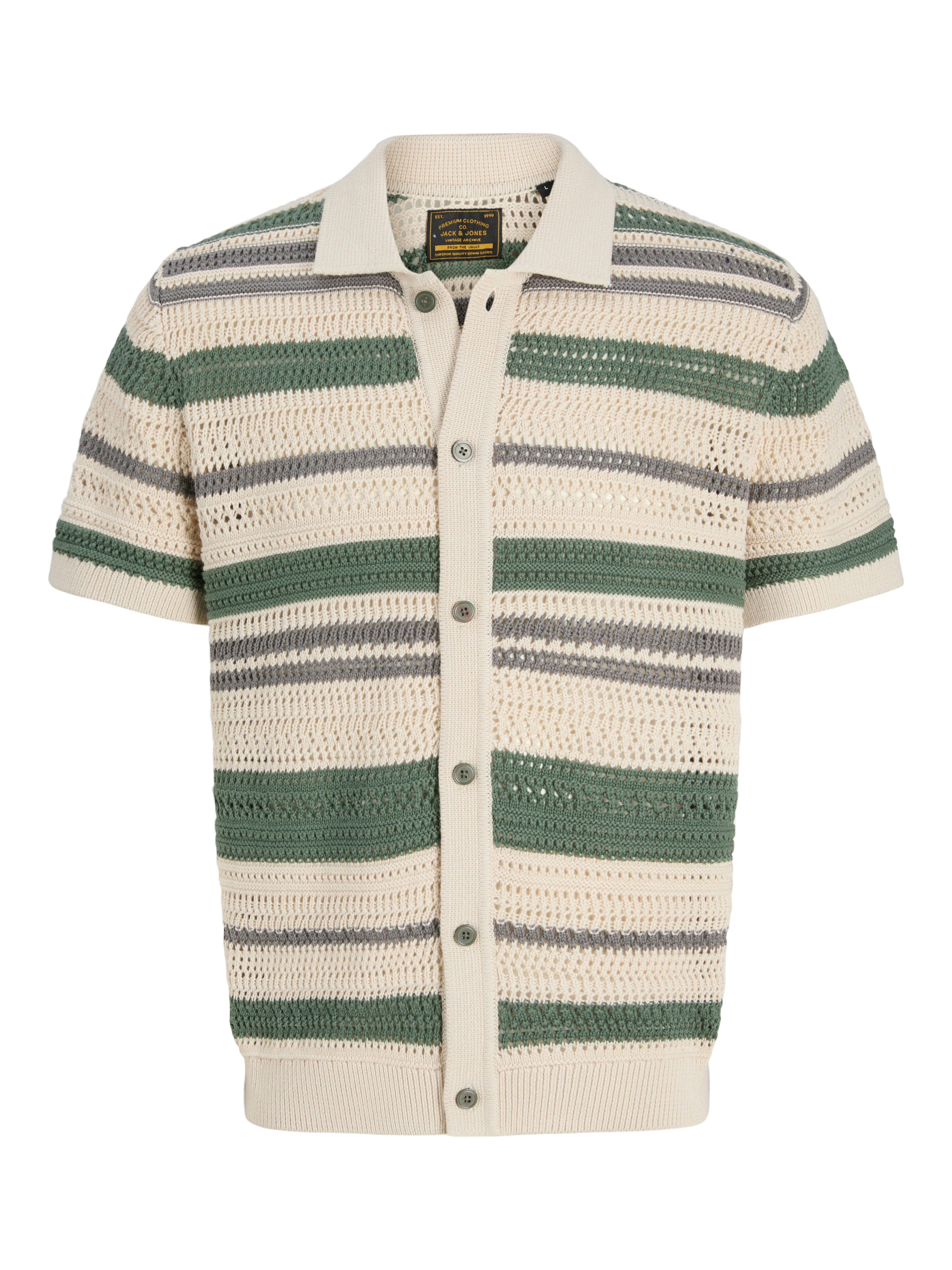 JPRBLUHAMILTON BUTTON THROUGH POLO SS