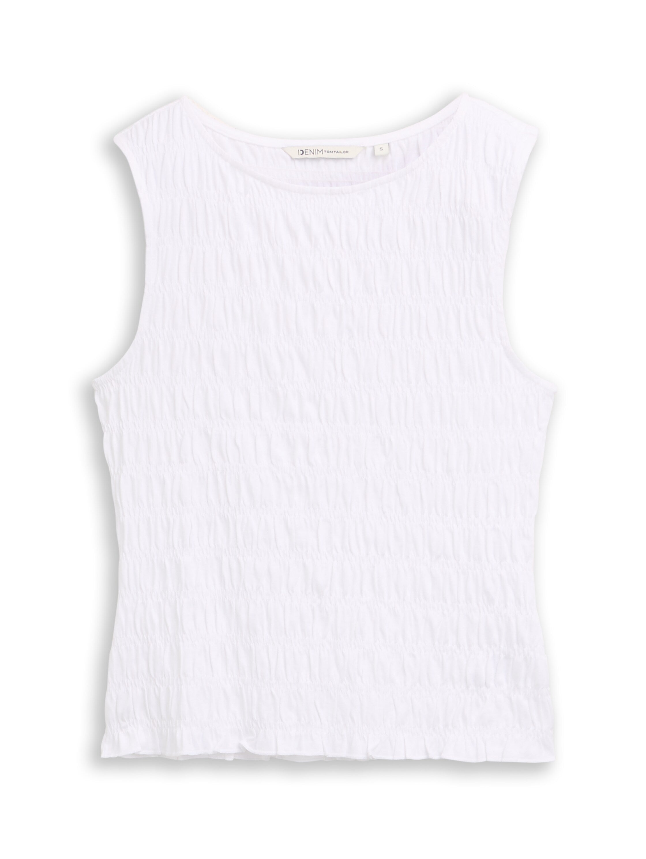 Smock Top mit Stretch