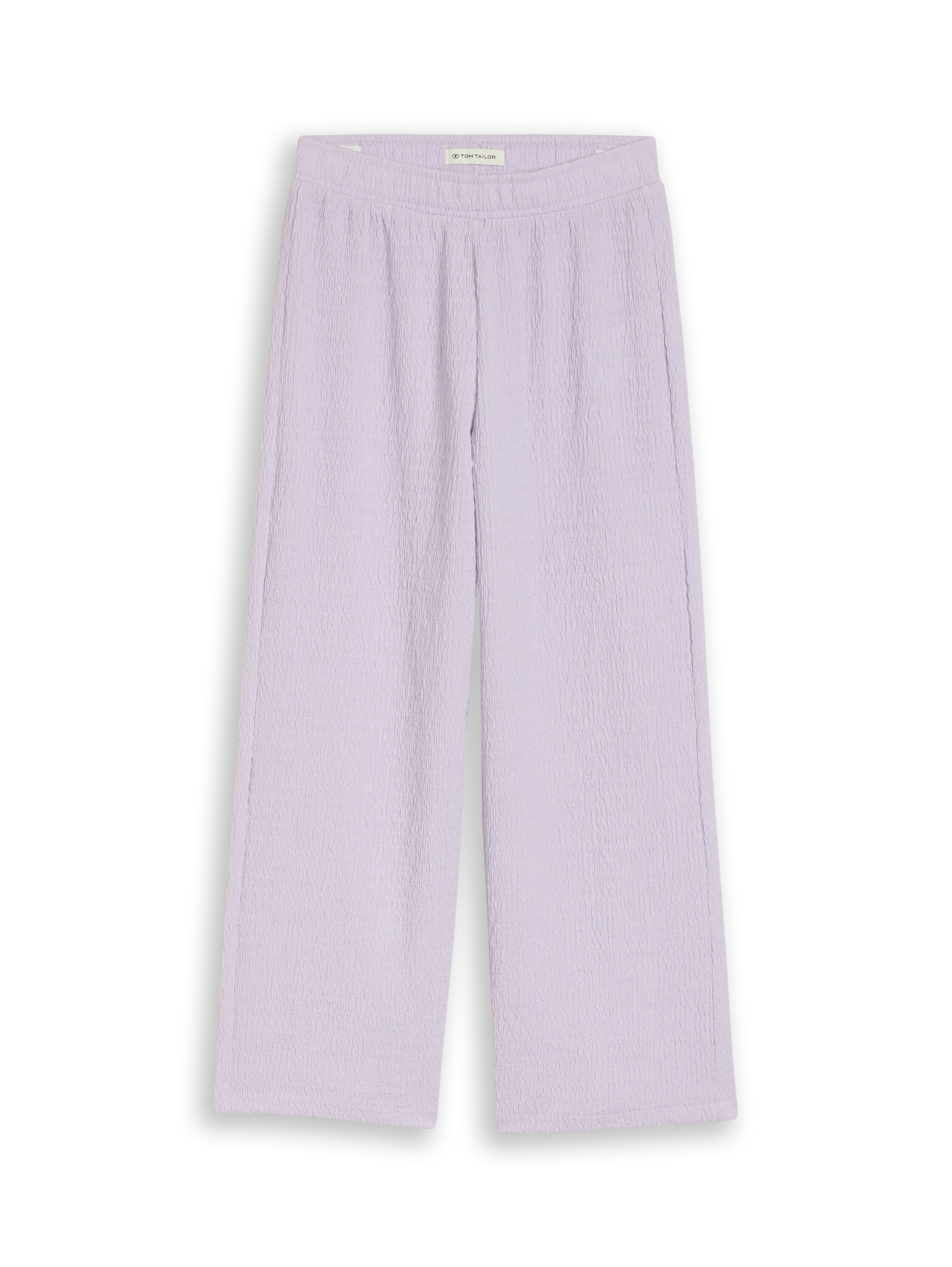 Wide Leg Hose mit Struktur