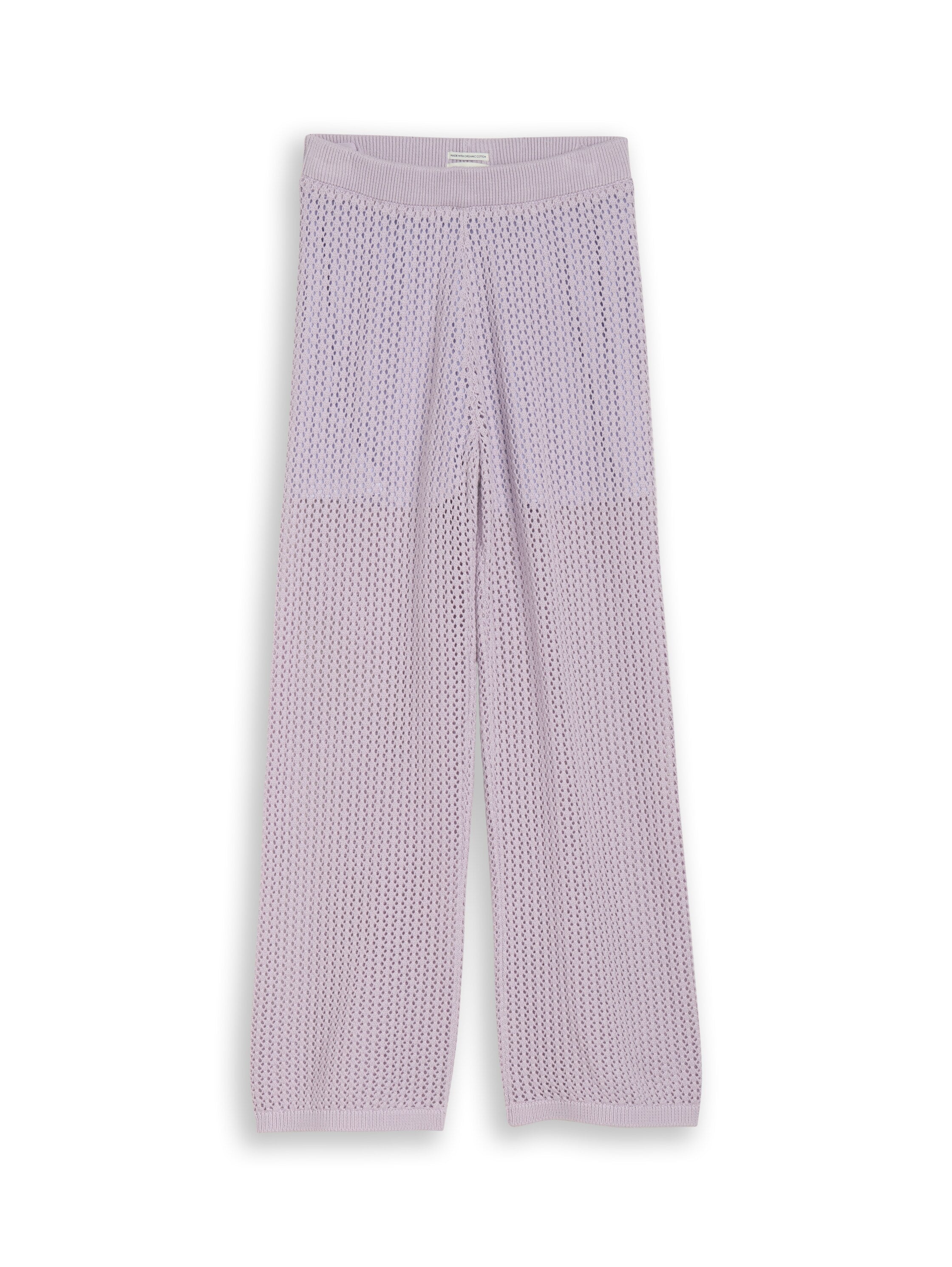 Wide Leg Strickhose