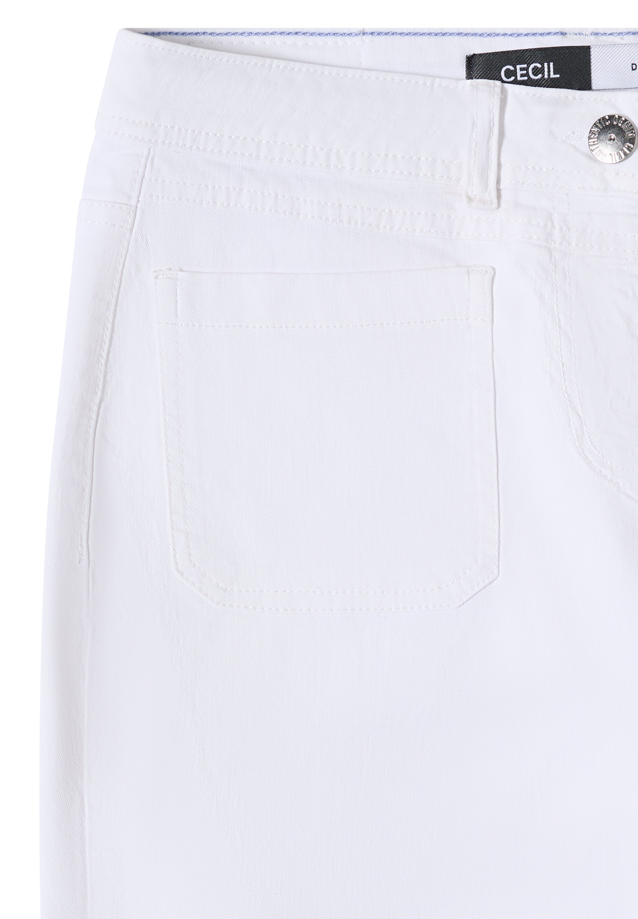 7/8 Wide Leg Jeans mit Patch Pockets