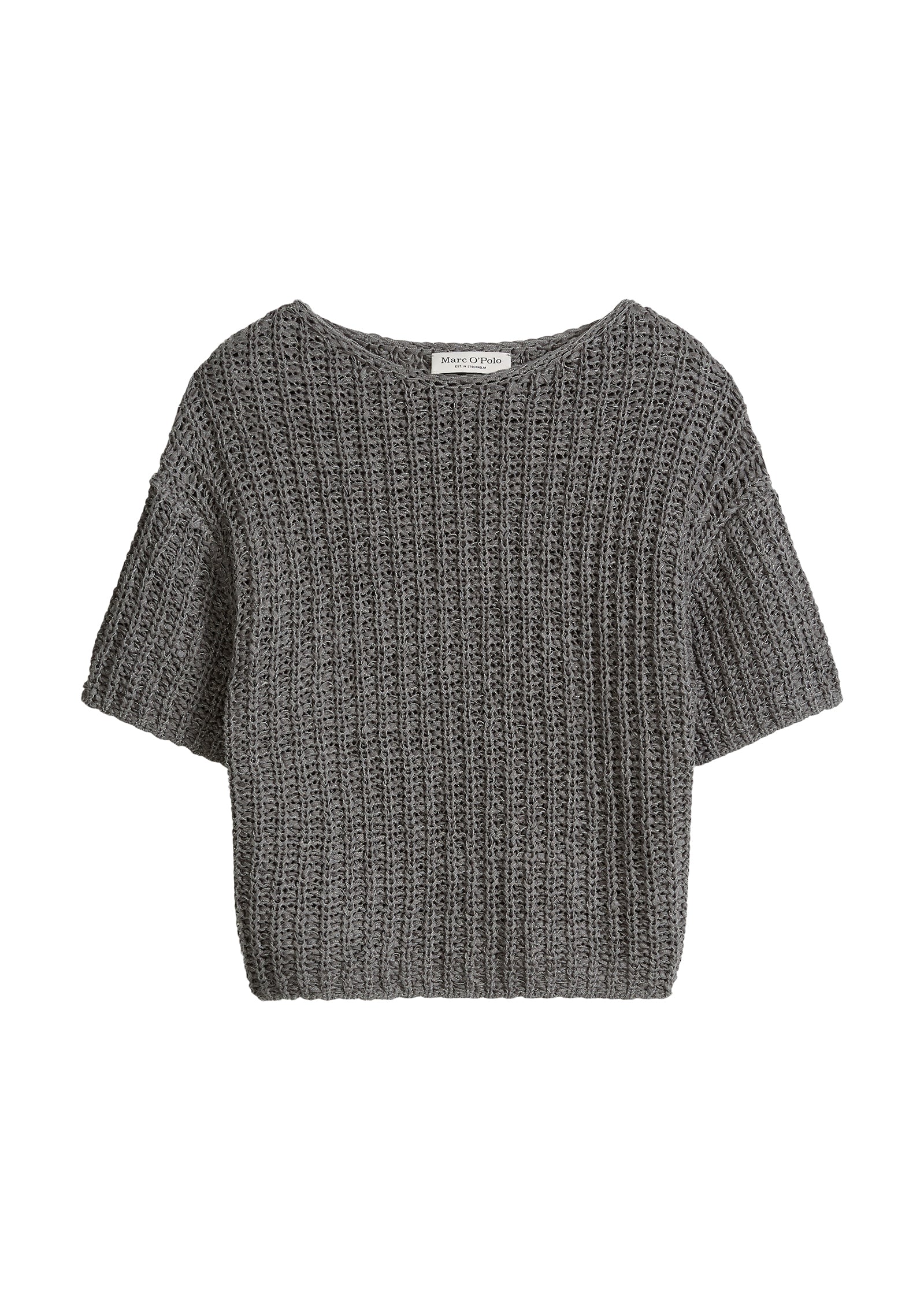 Kurzarm-Strickpullover boxy