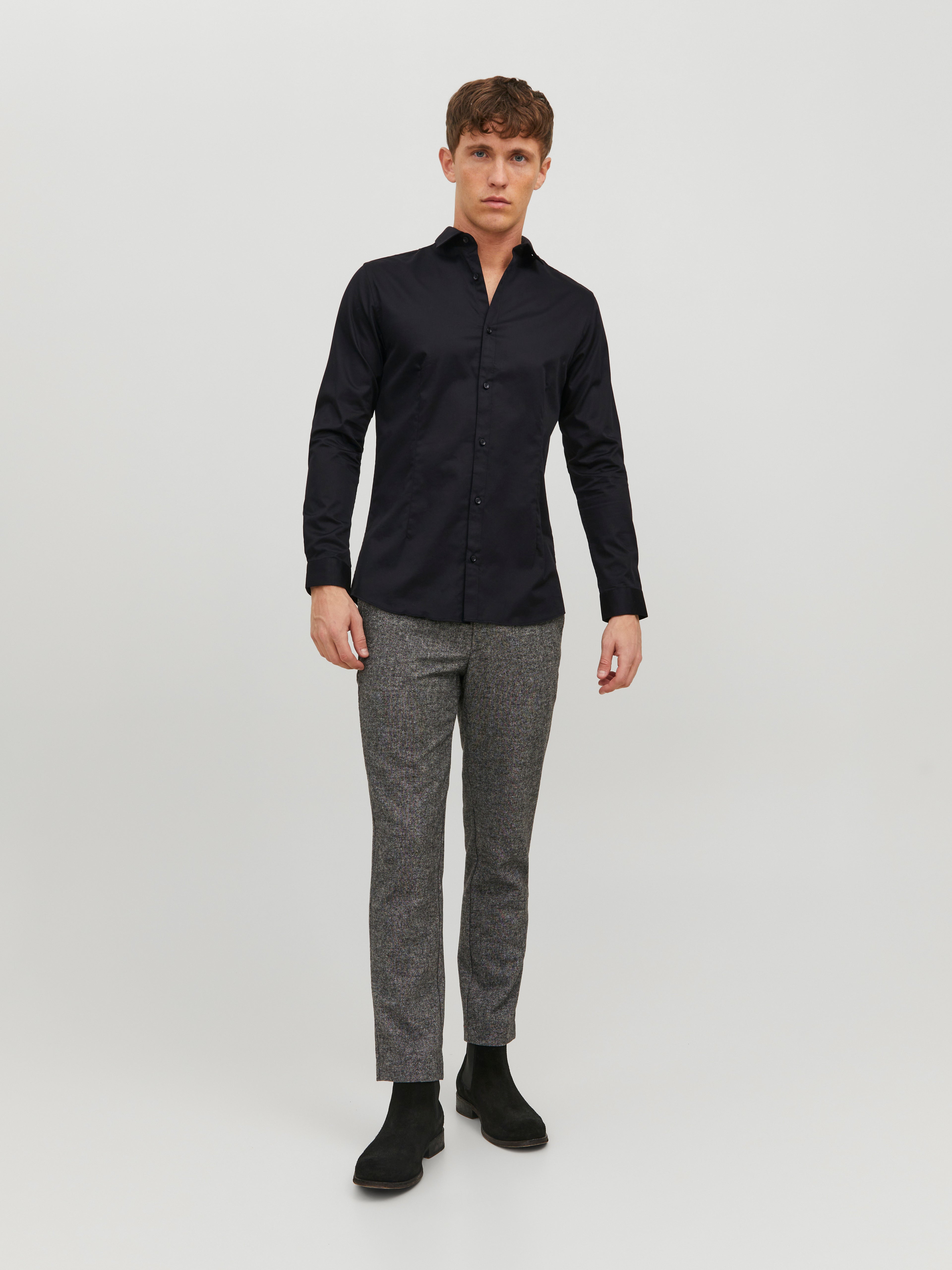 JPRBLAPARMA SHIRT L/S NOOS