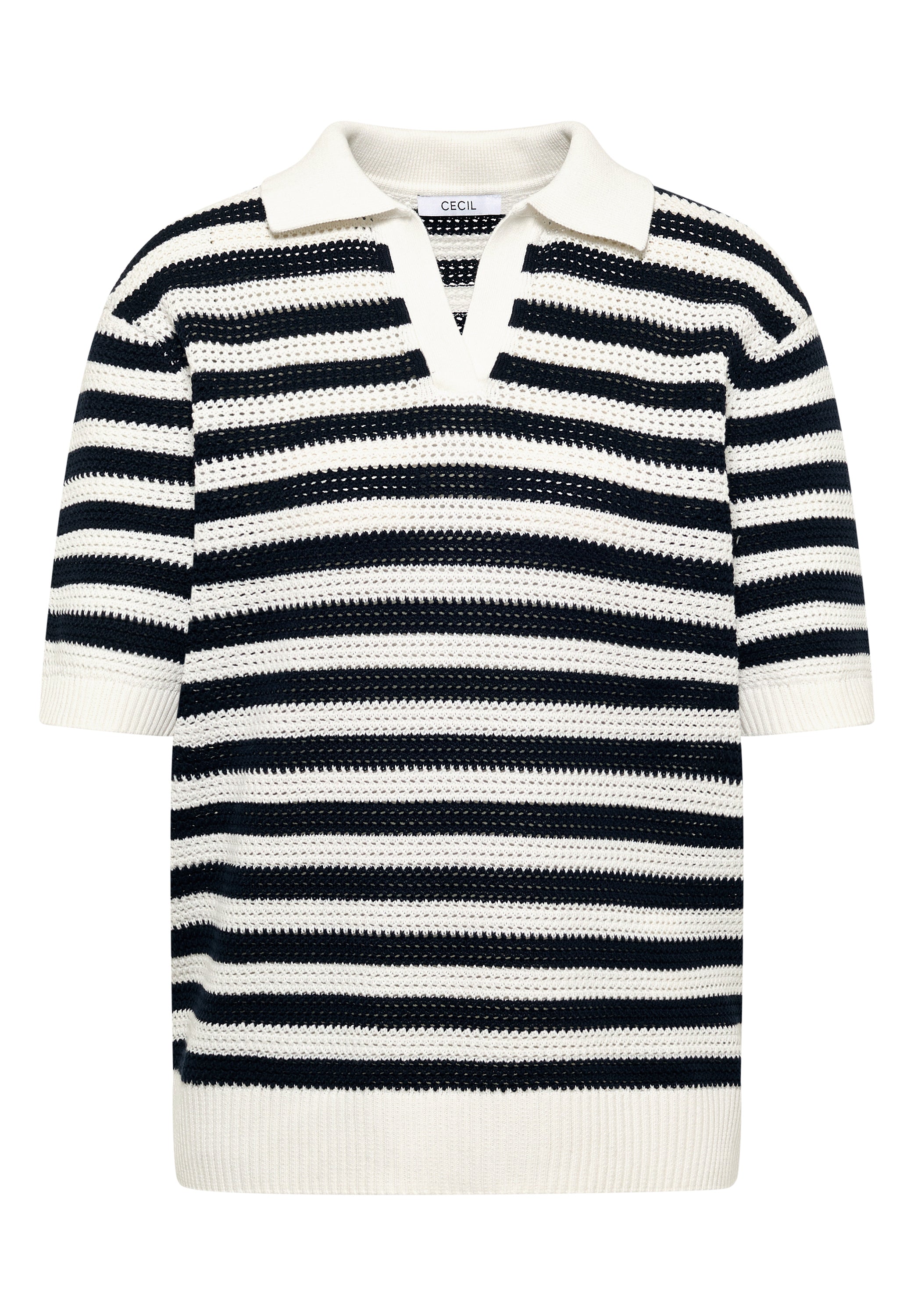Kurzarm Poloshirt in Mesh-Qualität