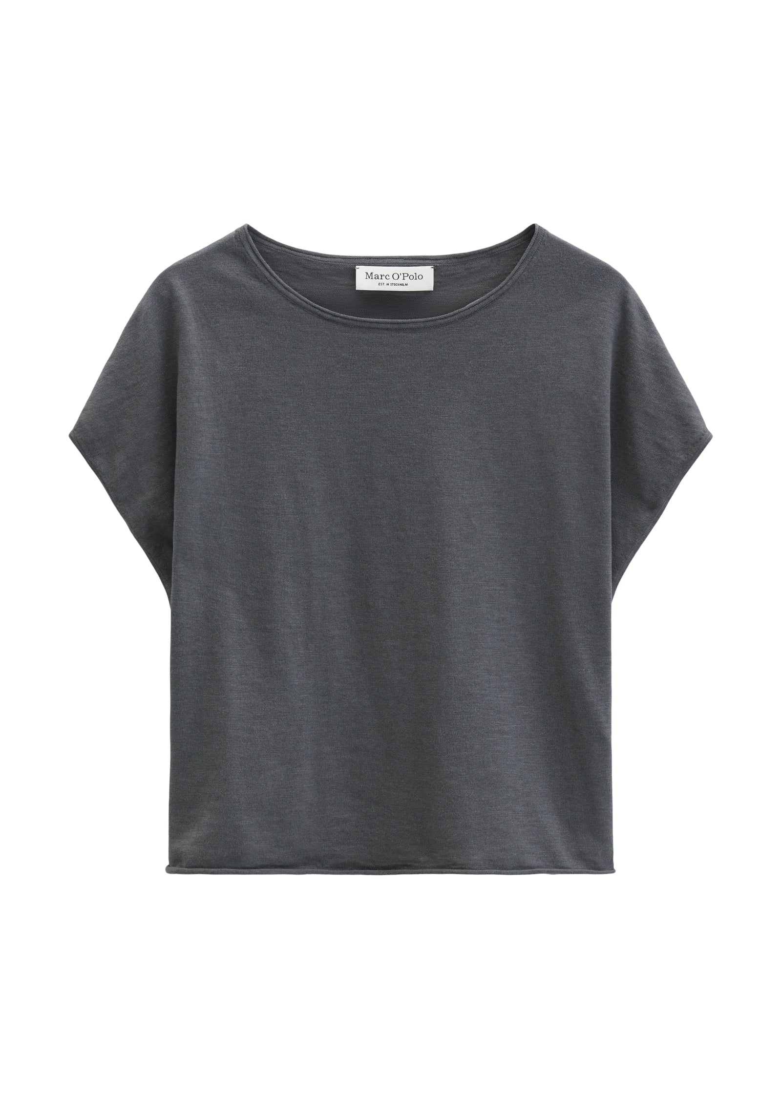 Ärmelloser Feinstrick-Pullover loose