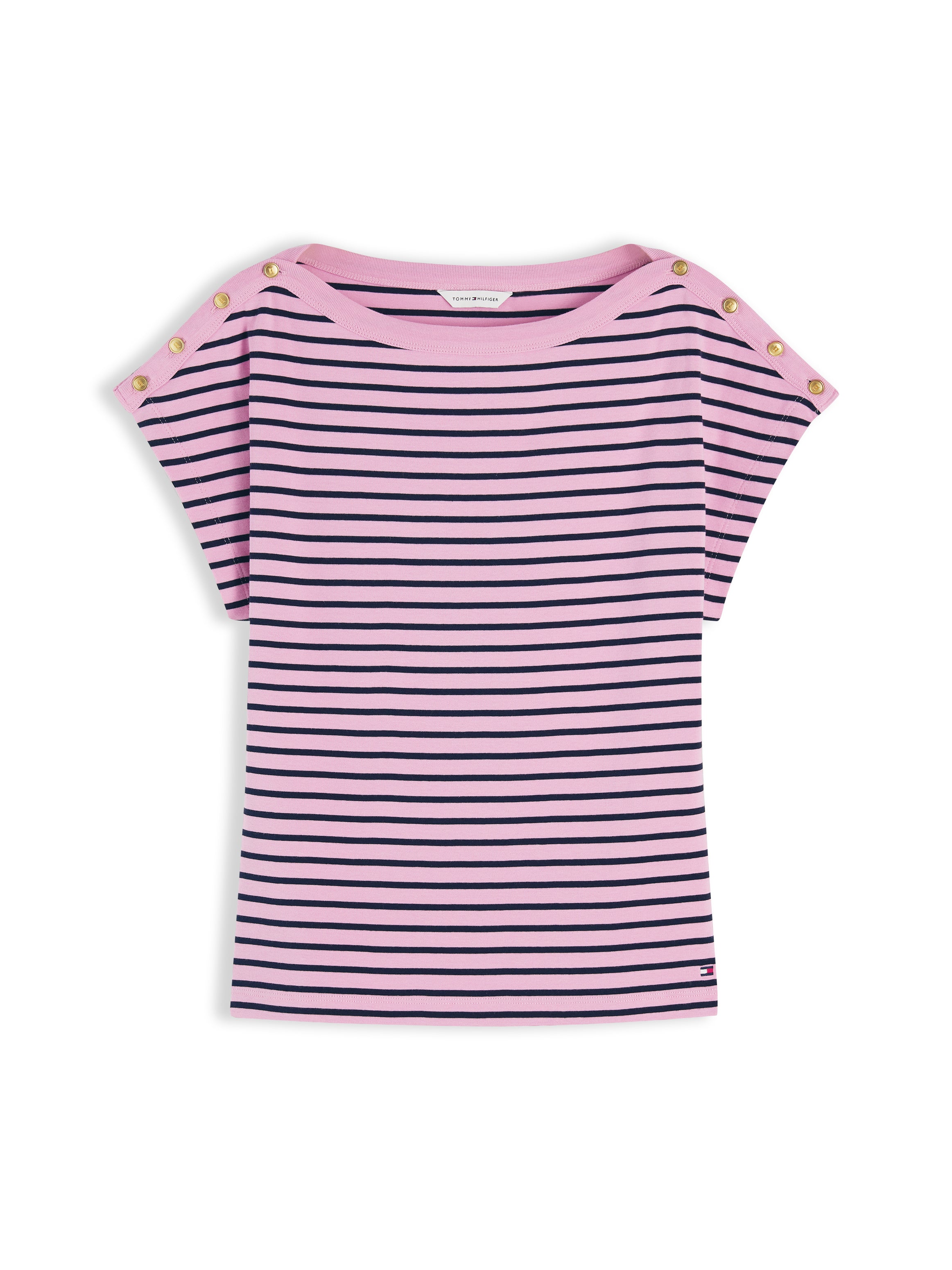 GOLD BTN CAP-SLV BOAT-NK TEE