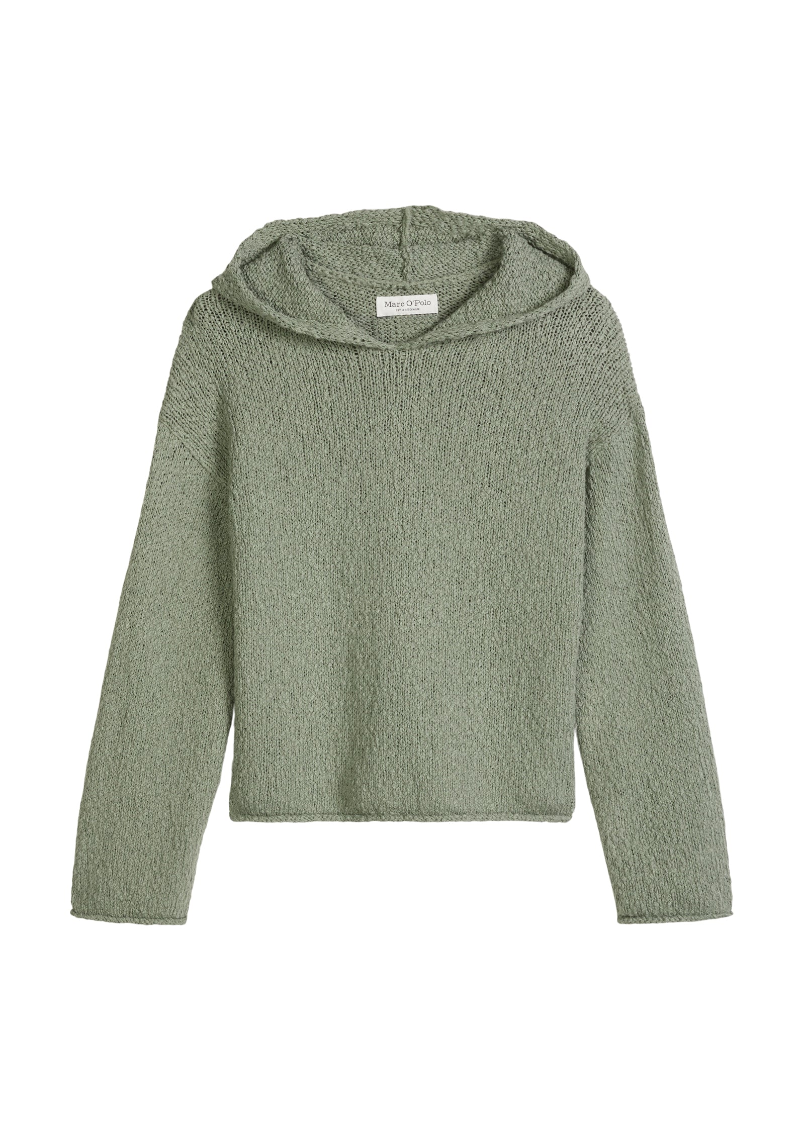 Strick-Hoodie loose cropped