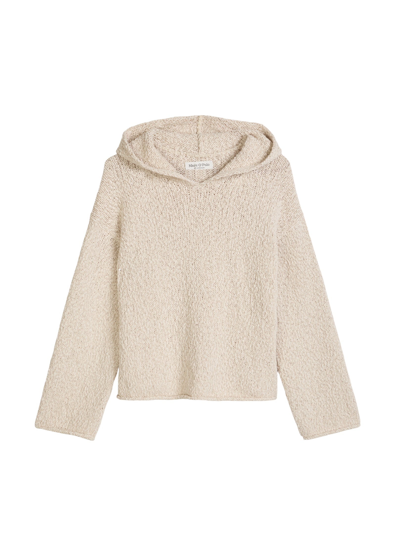 Strick-Hoodie loose cropped