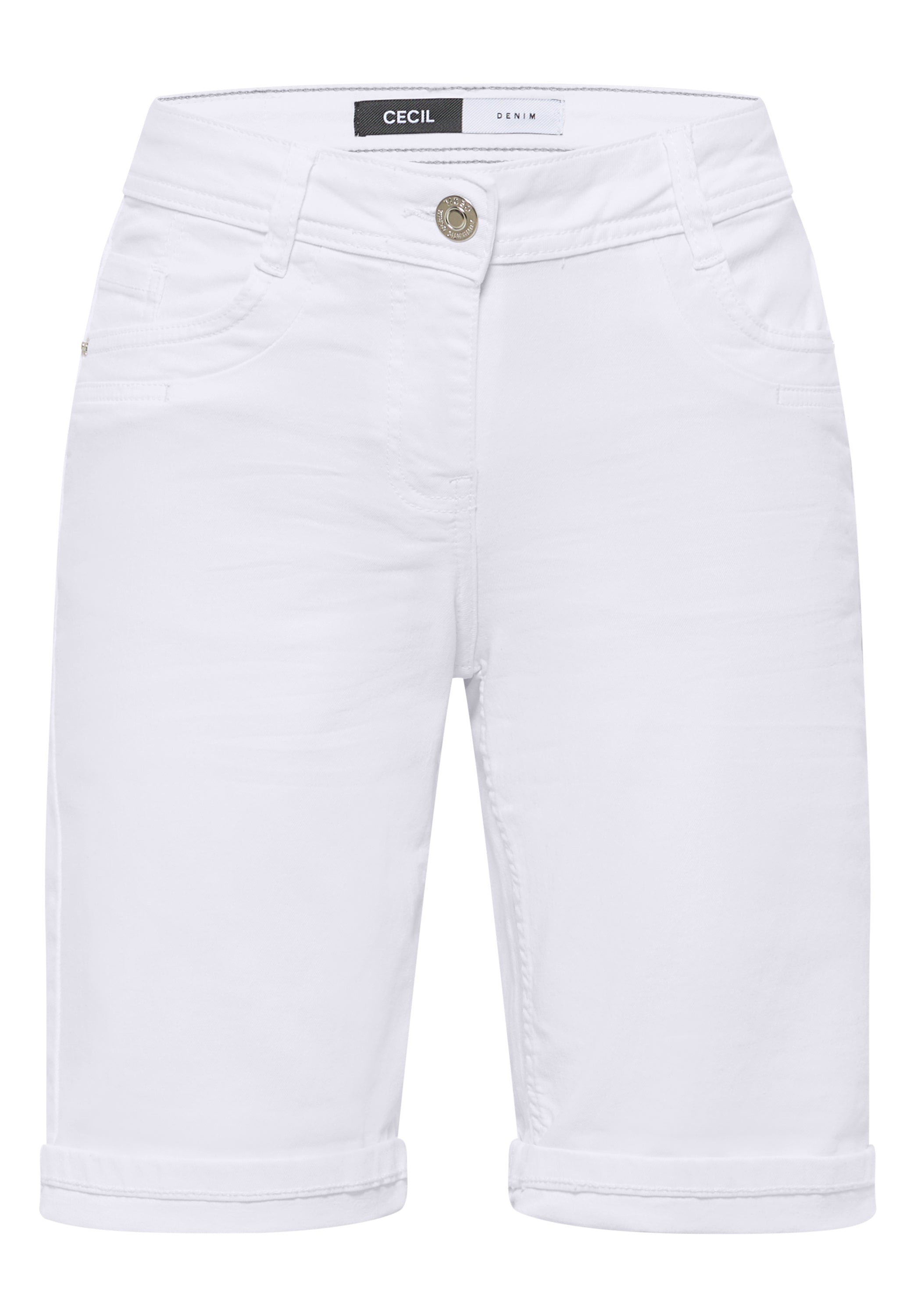 Slim Leg Jeansshorts im Casual Fit