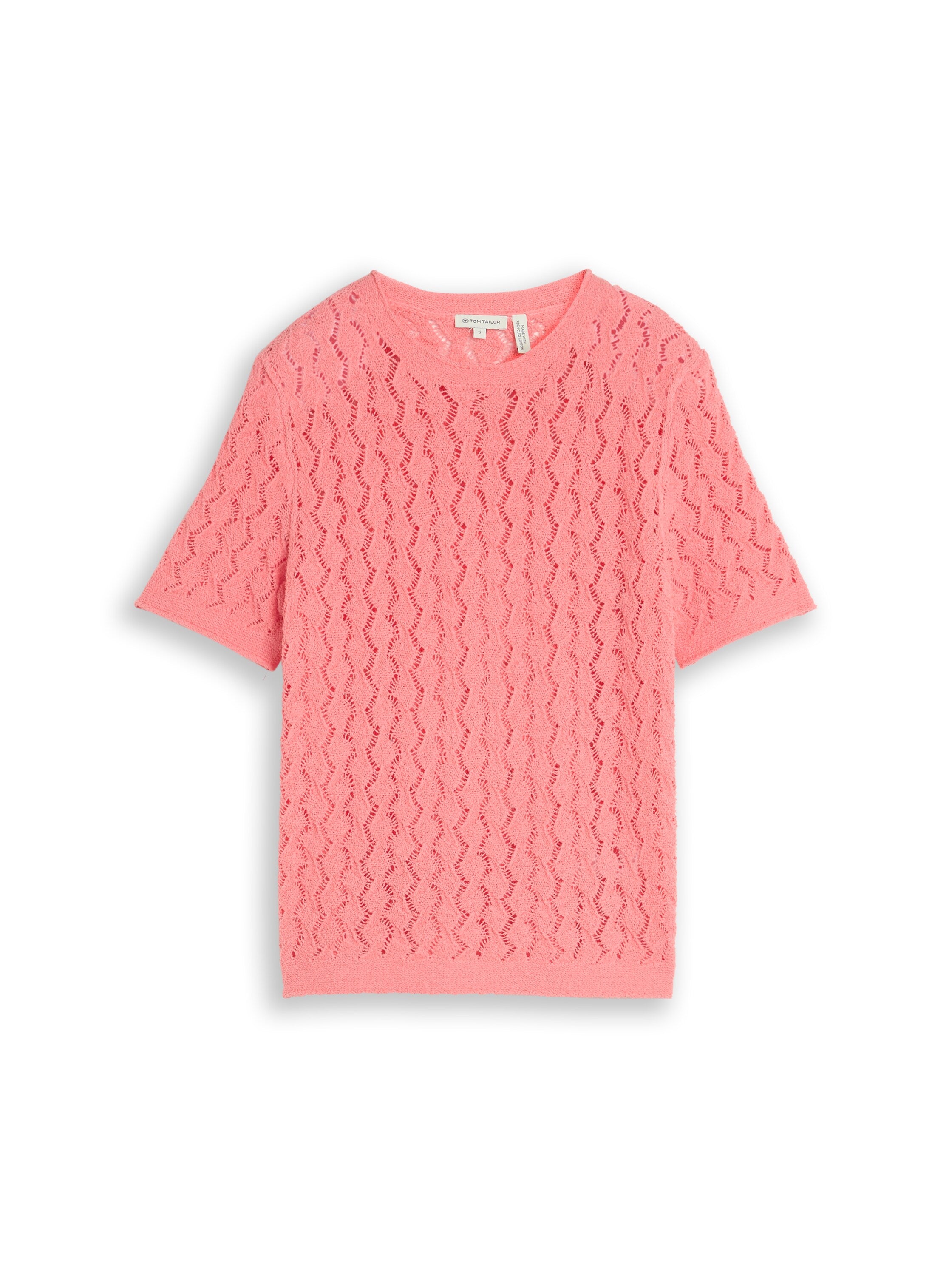 Kurzarm Strickpullover