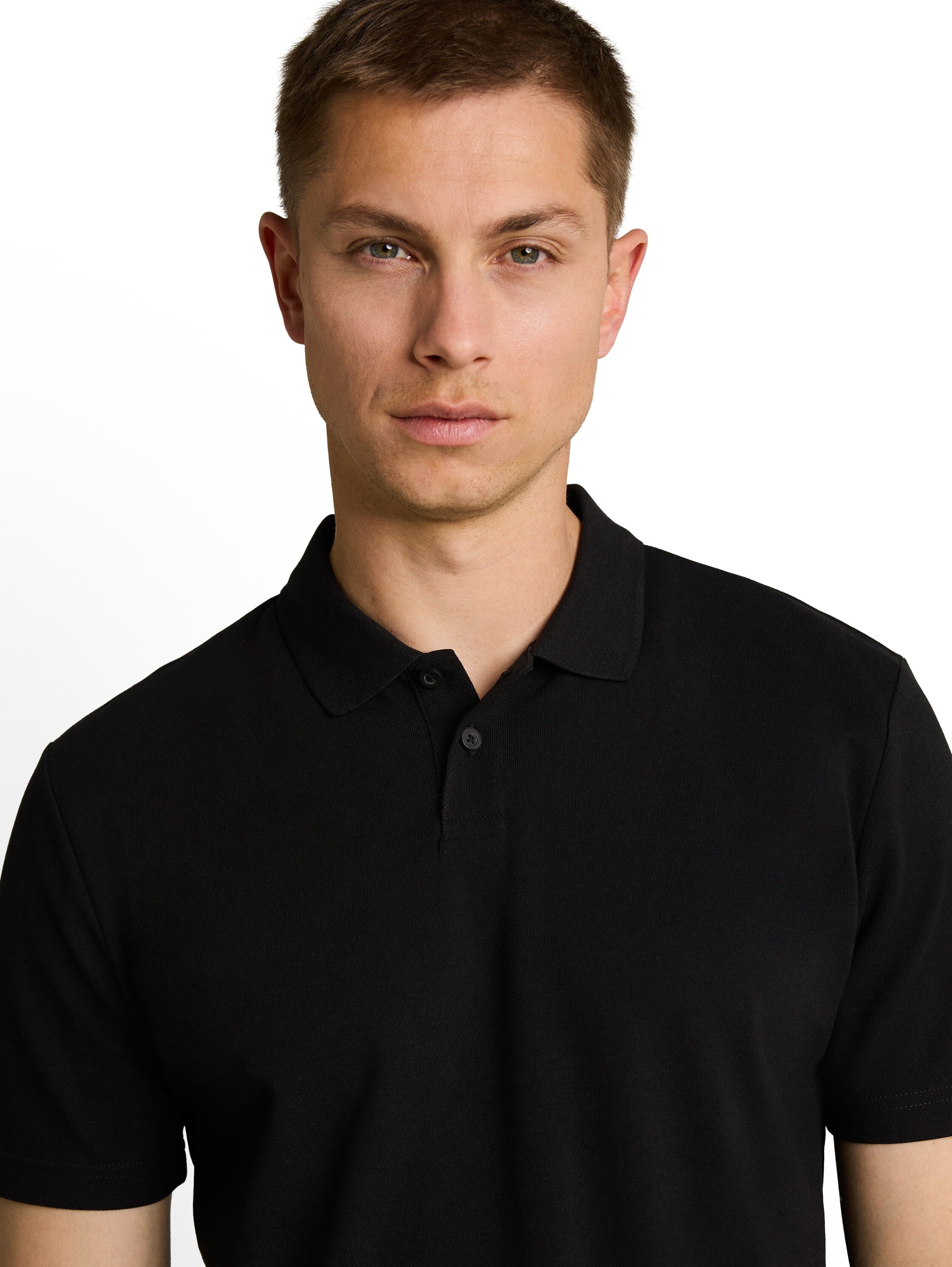 Piqué Poloshirt mit Baumwolle