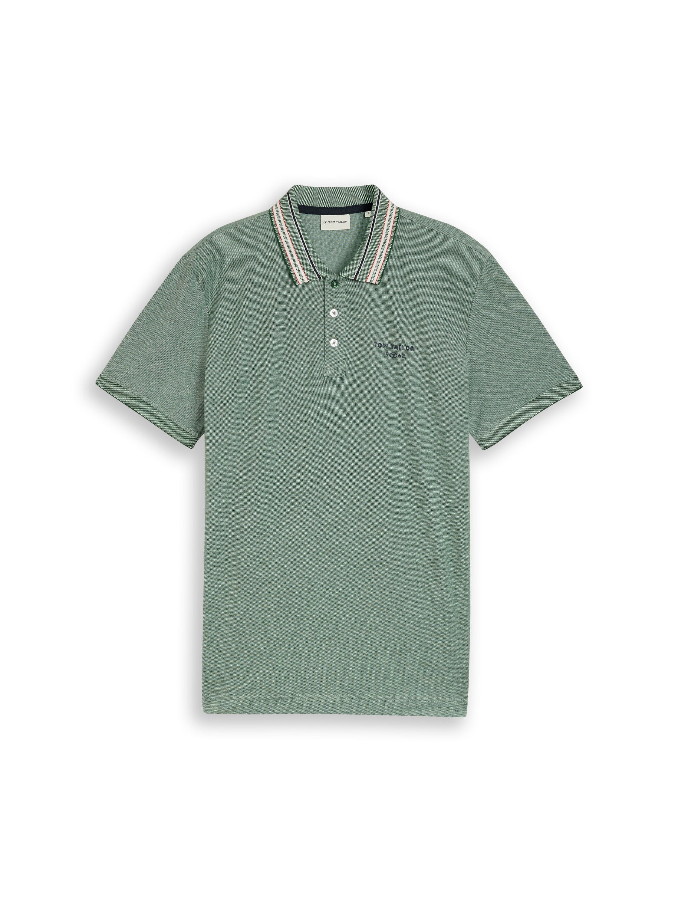 Piqué Poloshirt mit Logo-Print