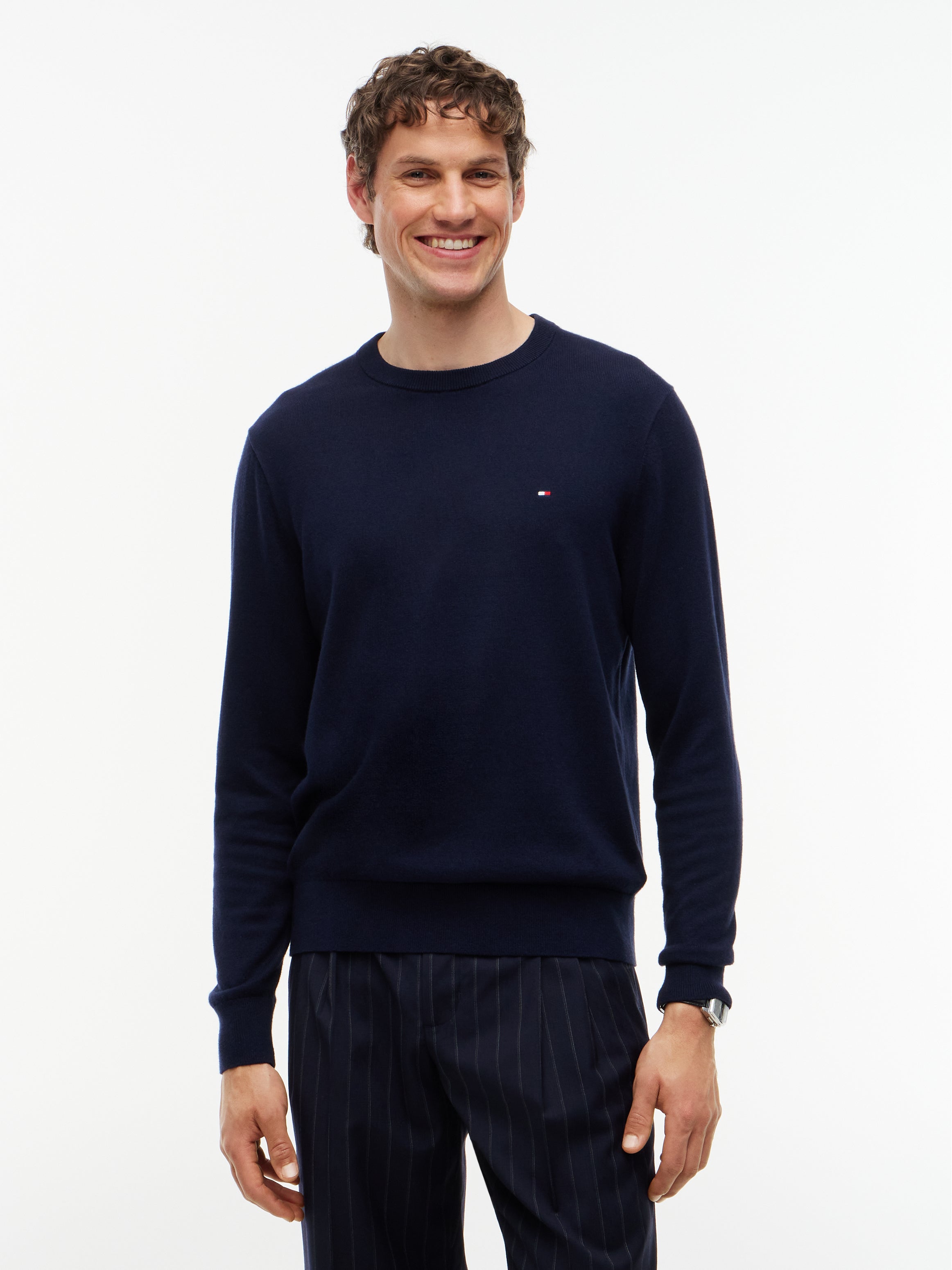 PIMA ORG CTN CASHMERE CREW NECK