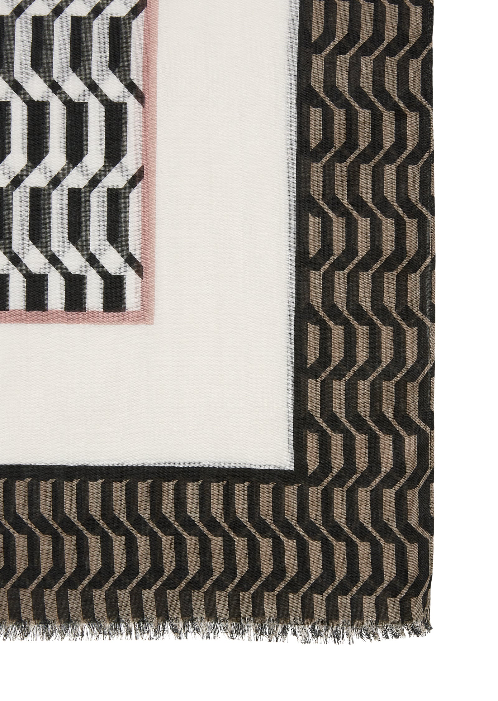 Schal mit Allover-Print