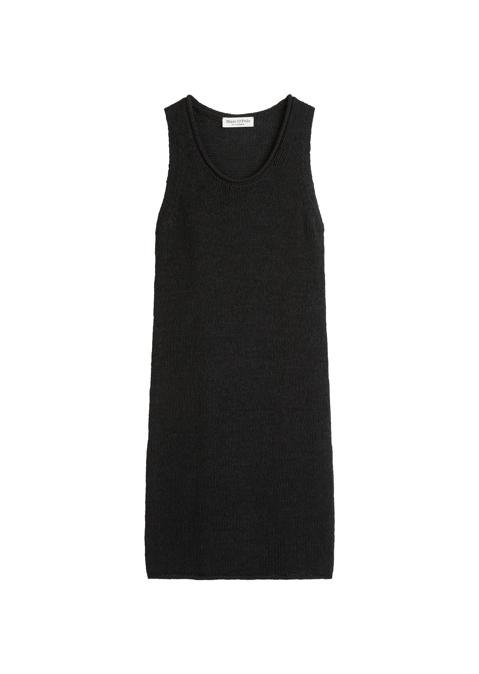 Ärmelloses Strickkleid slim