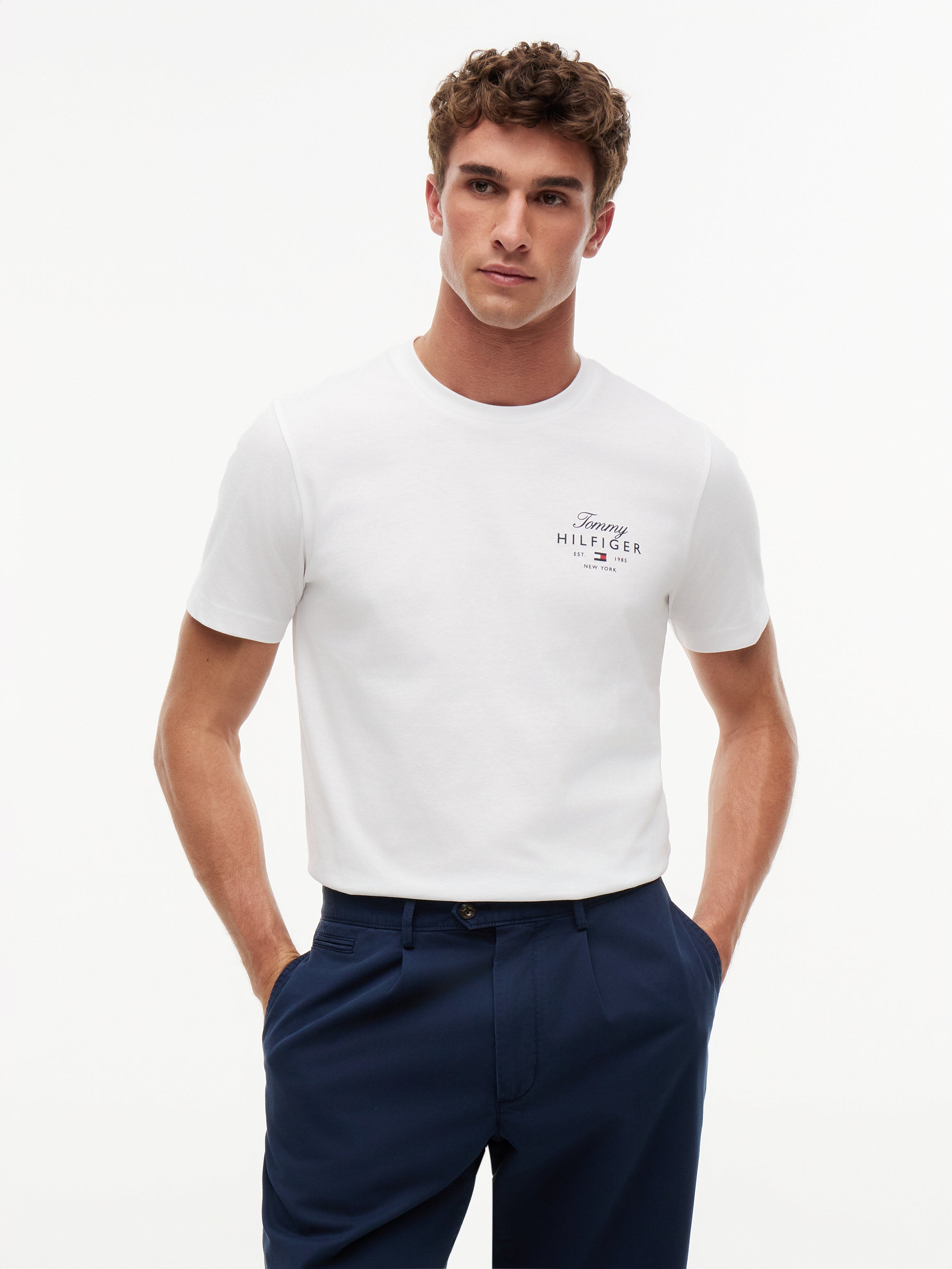 SCRIPT STACK REGULAR TEE