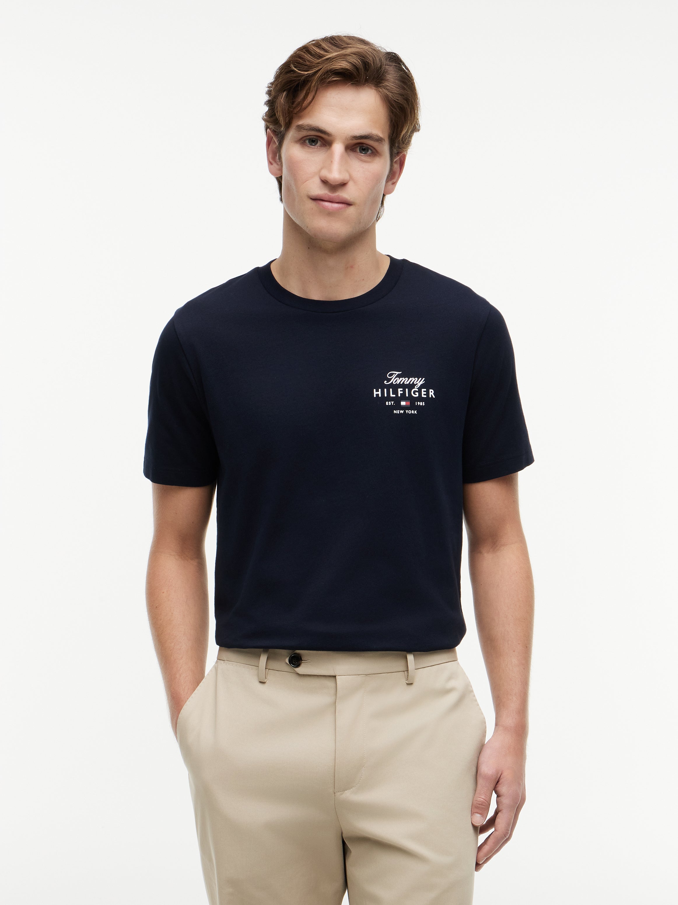 SCRIPT STACK REGULAR TEE