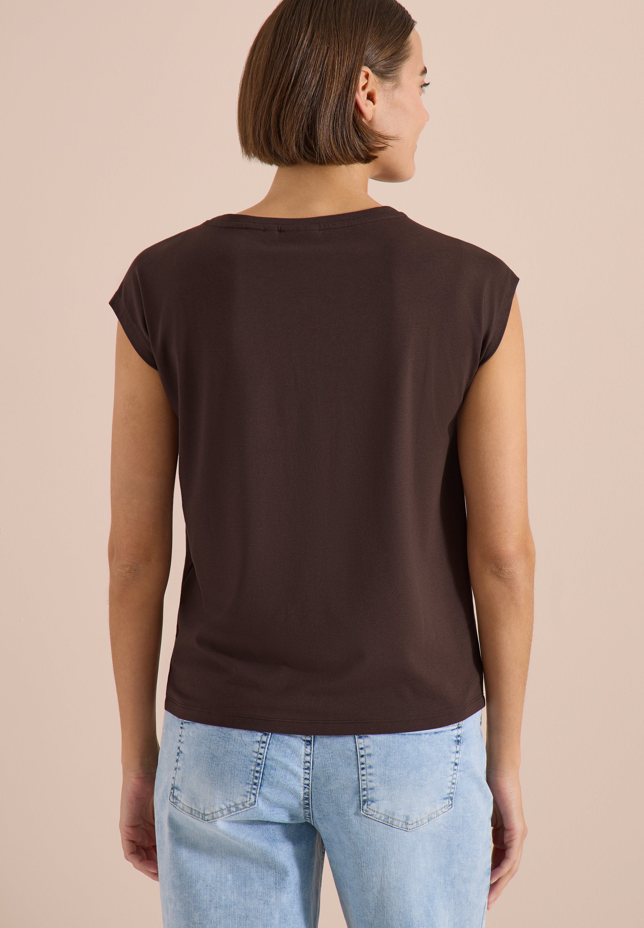 Dropped Shoulder Shirt mit Knotendetail