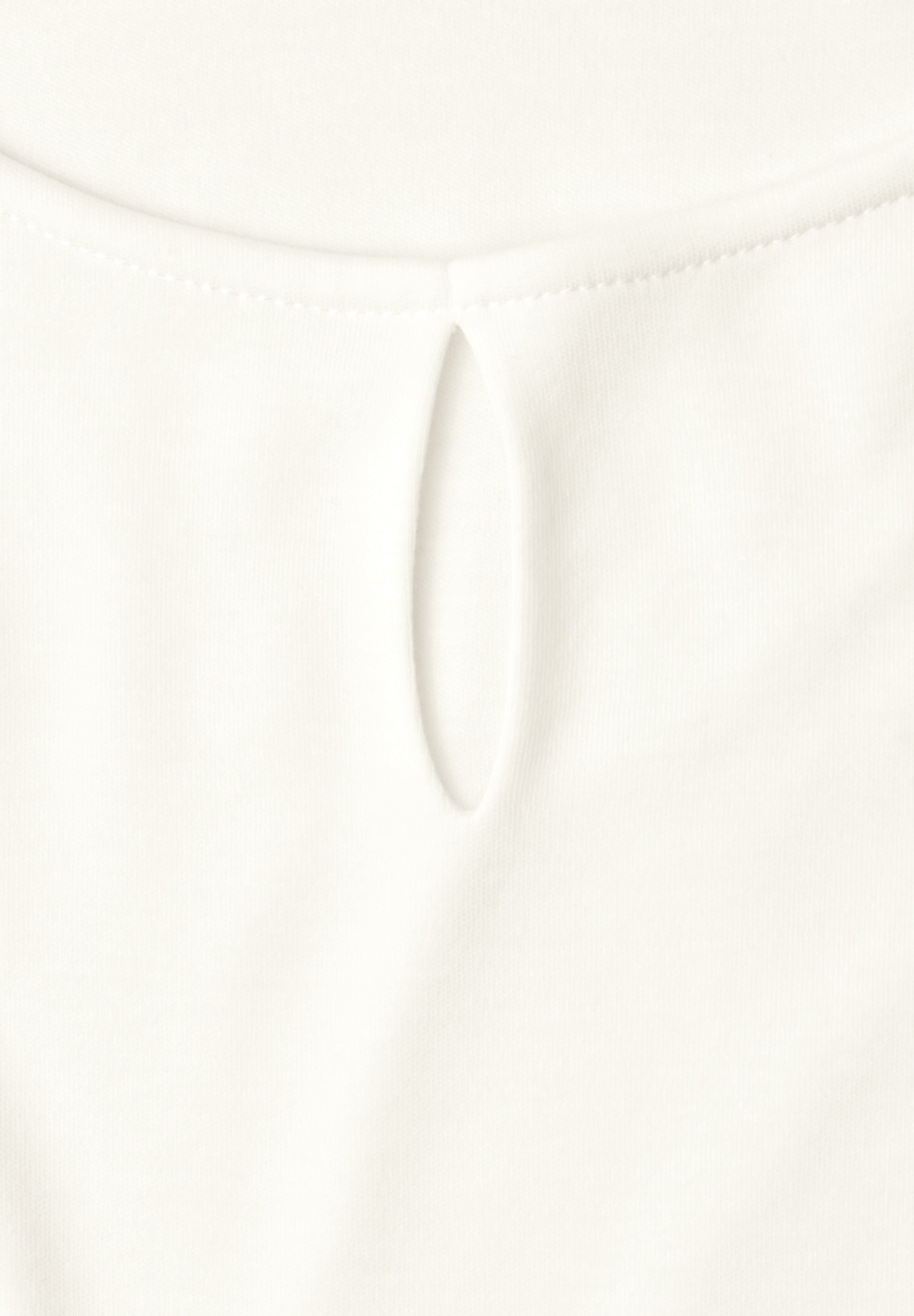 Top mit Rundhals und Cut-Out-Detail