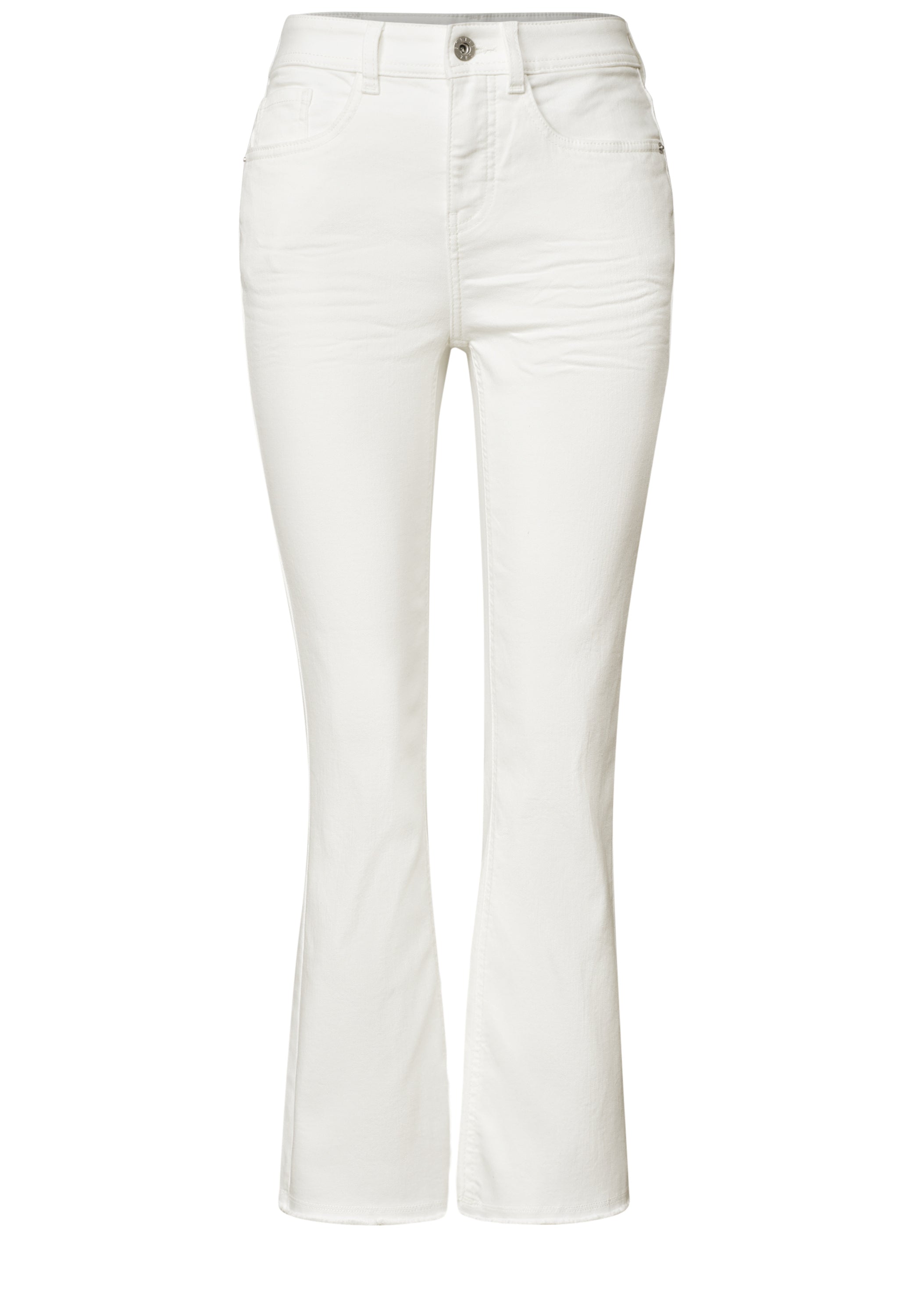High Waist Flared Leg Jeans im Slim Fit