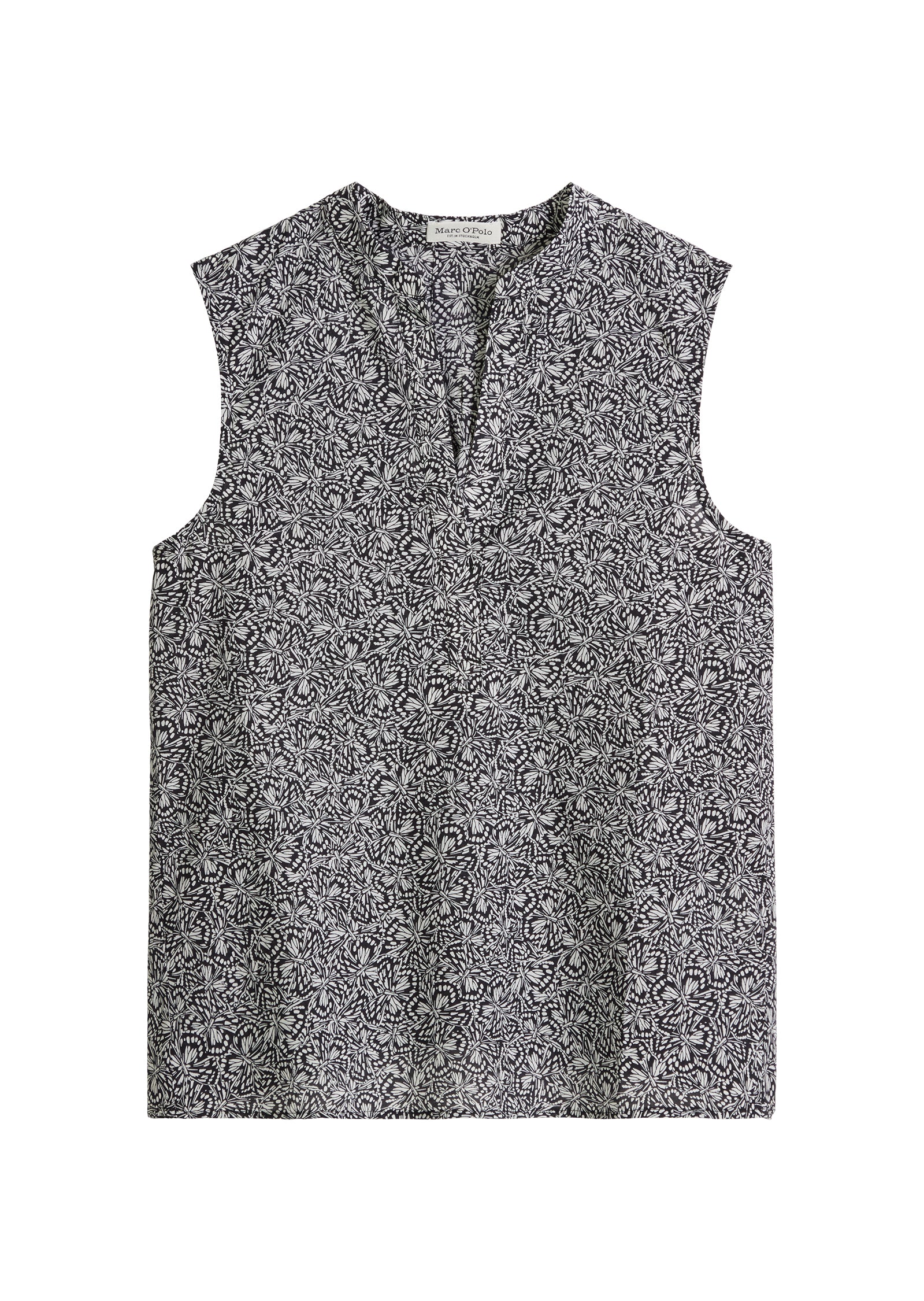 Ärmellose Bluse loose