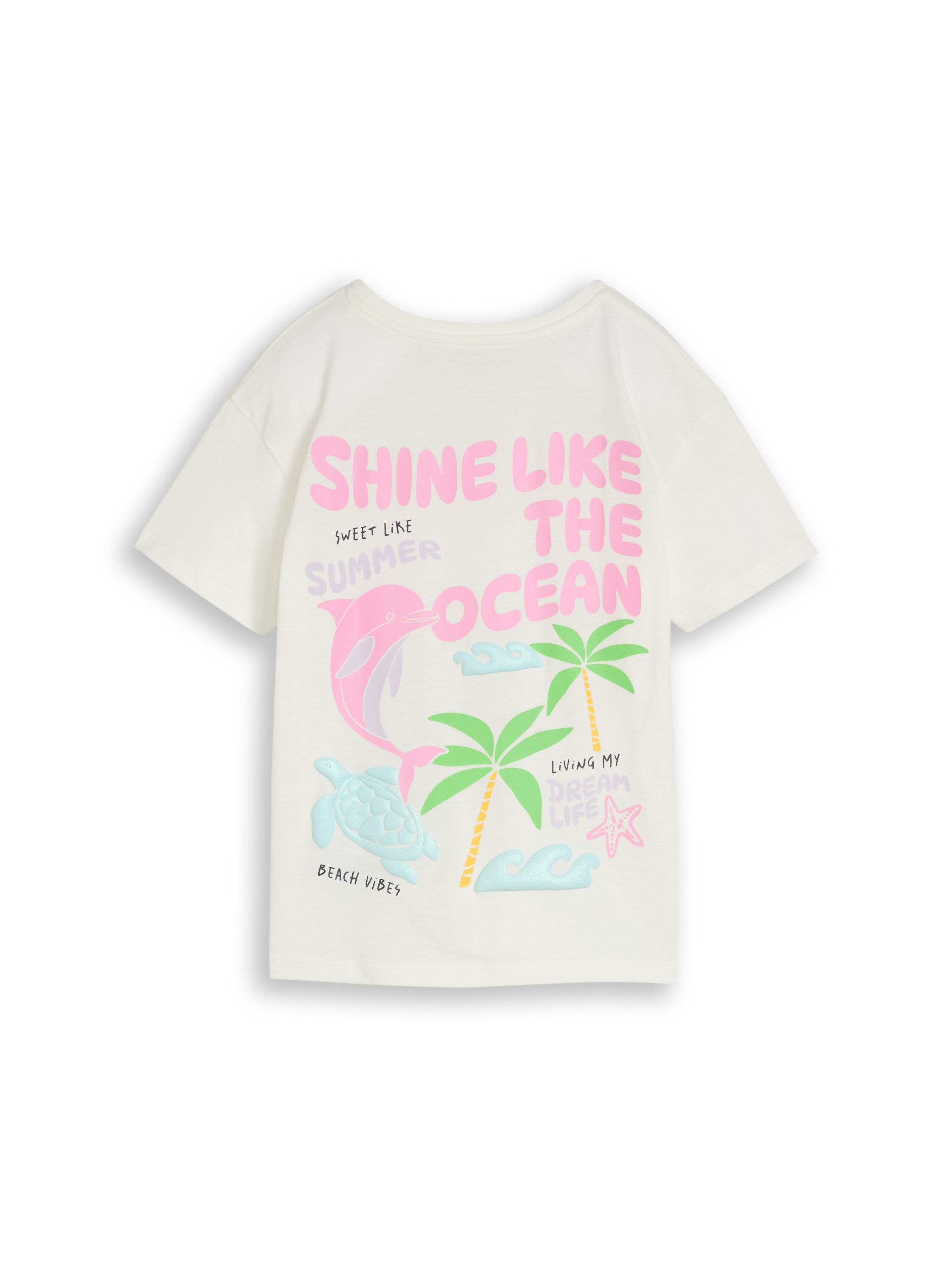 Oversize T-Shirt mit Rückenprint