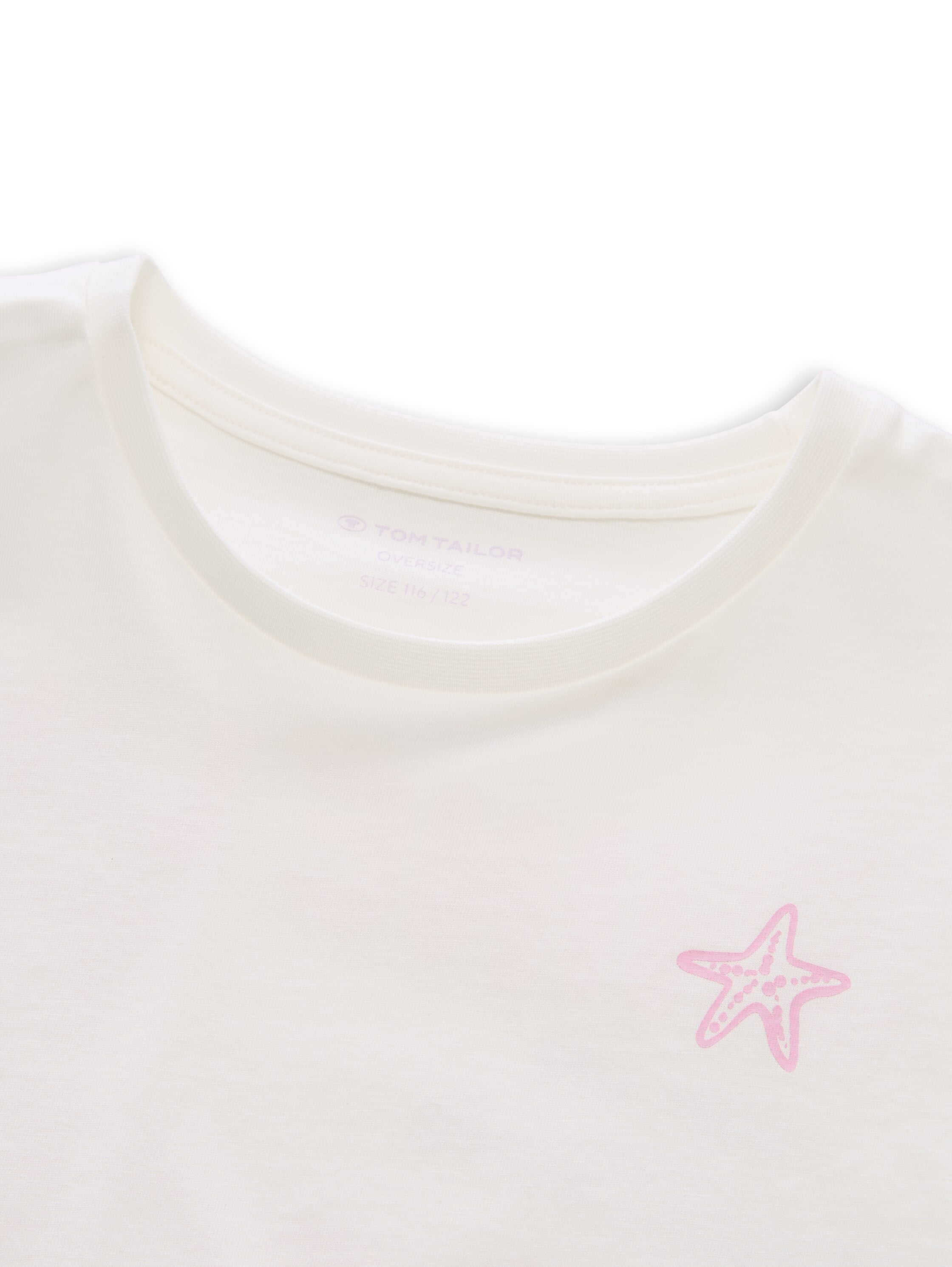 Oversize T-Shirt mit Rückenprint