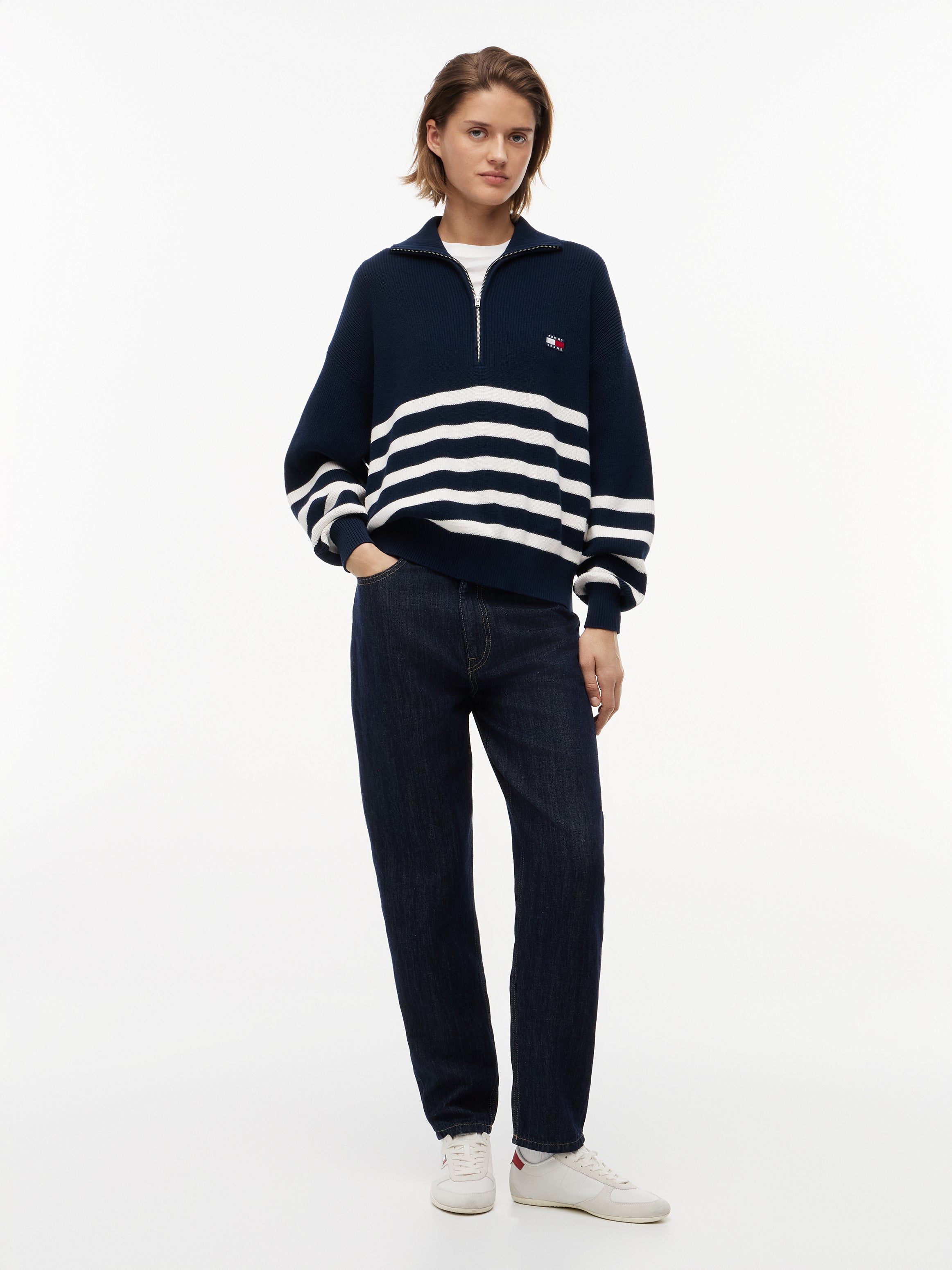 TJW QUARTER ZIP SWEATER