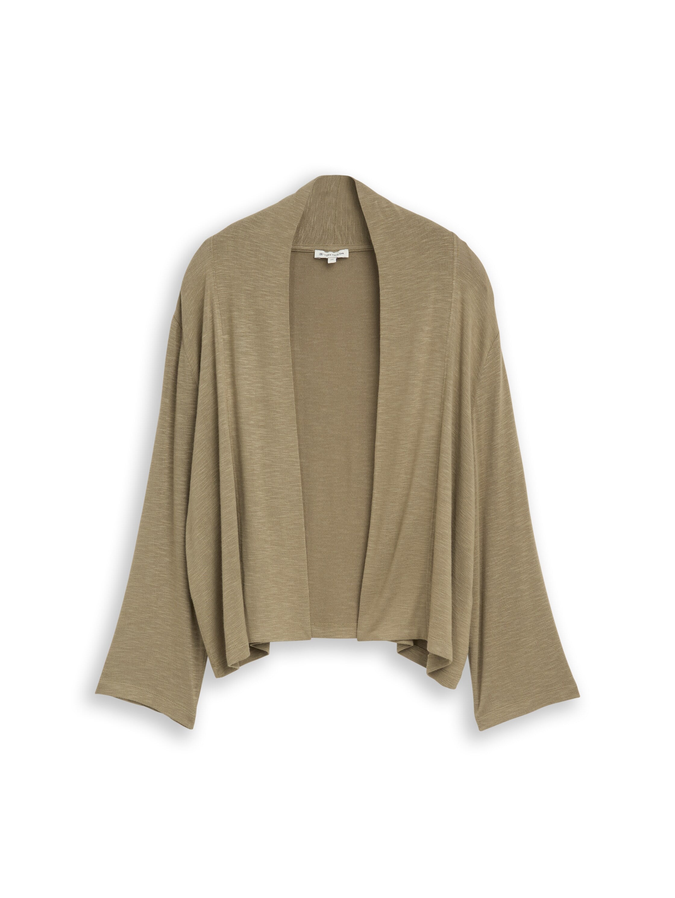 T-Shirt Cardigan mit Schalkragen