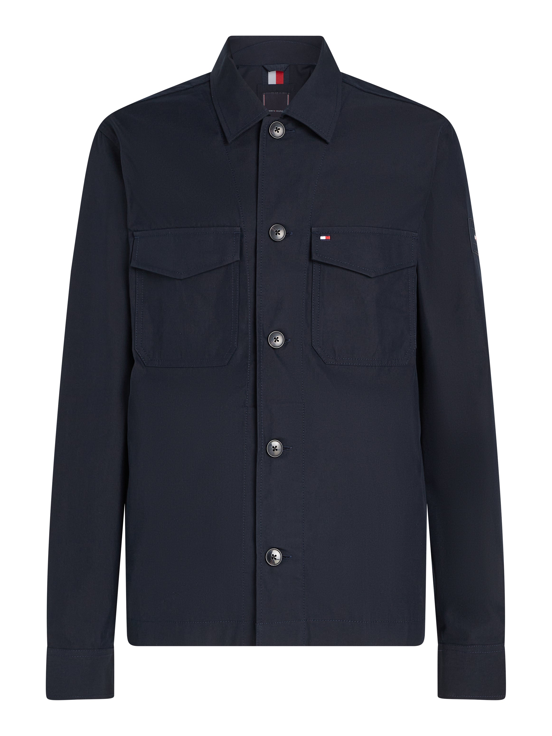 COTTON NYLON SHIRT JACKET