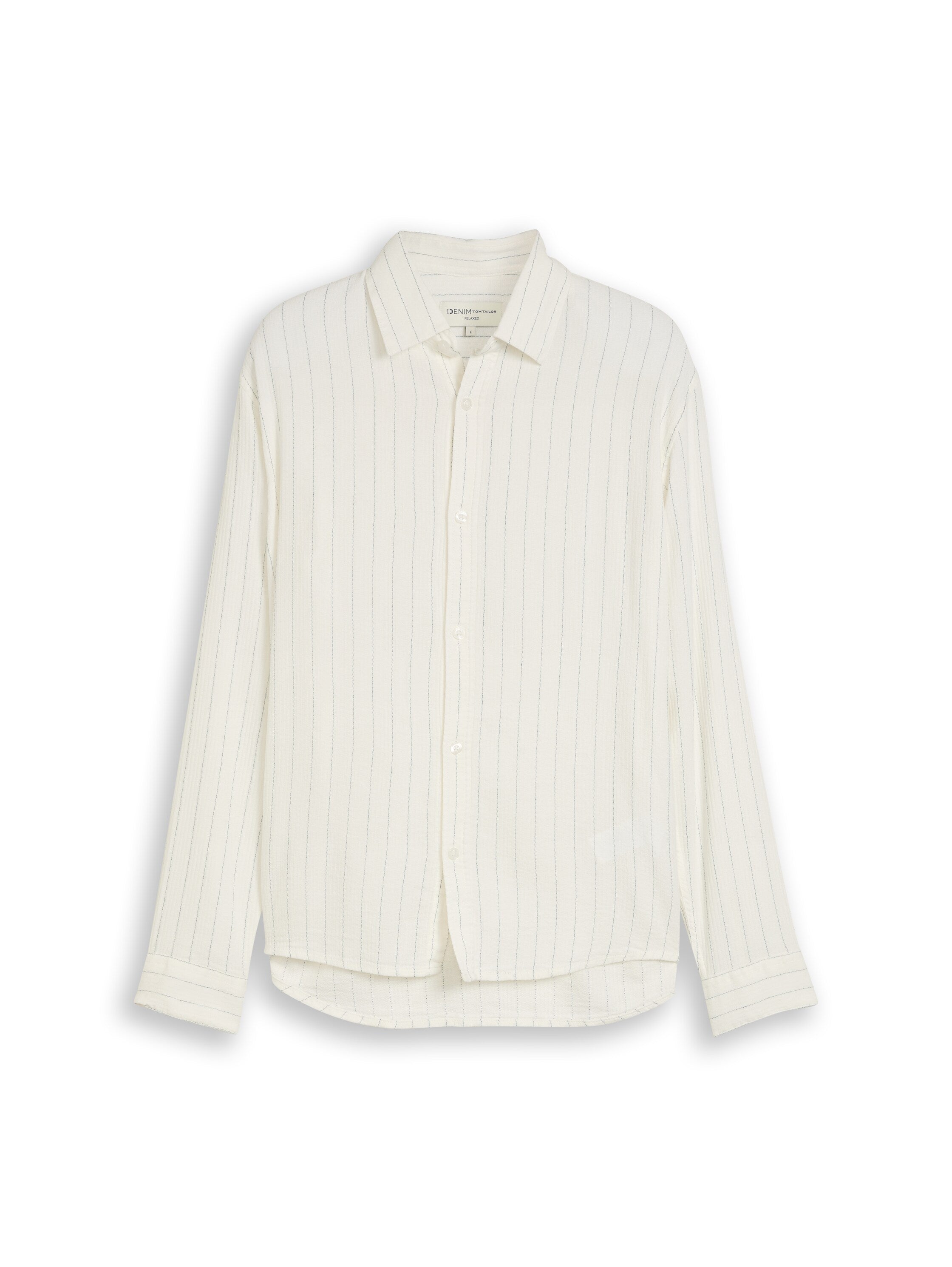 Relaxed Fit Hemd mit Streifen