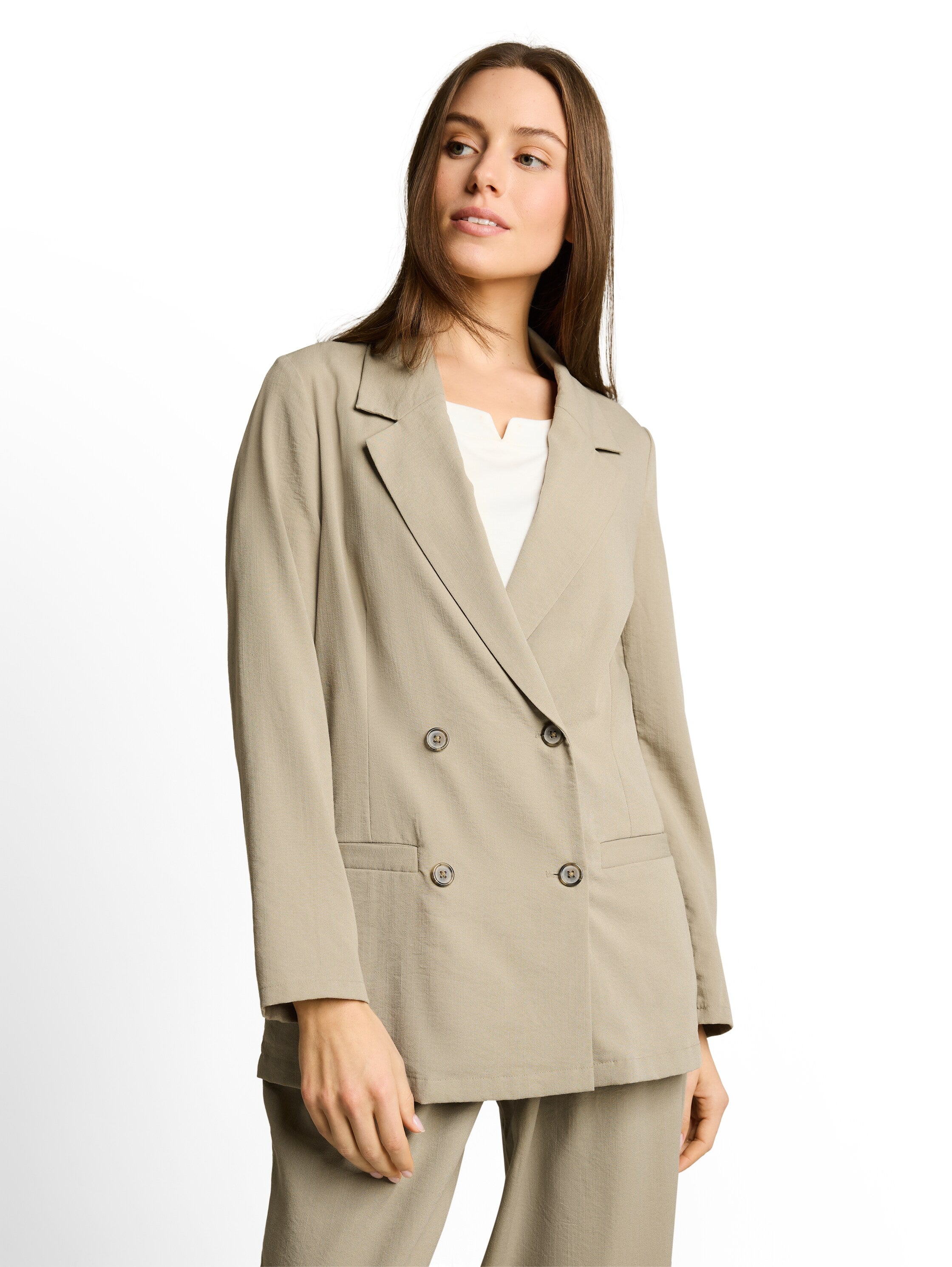 Loose Fit Blazer mit Taschen